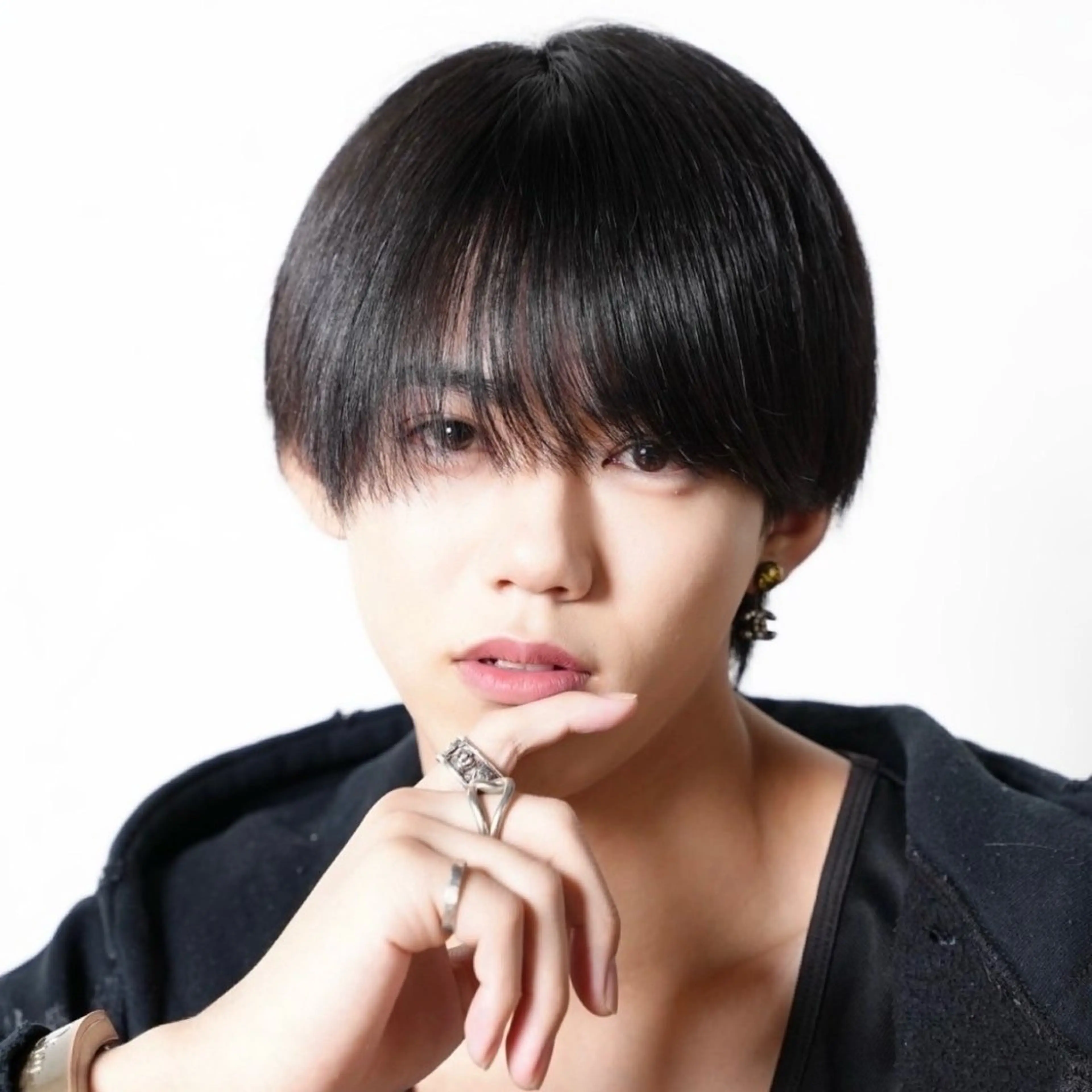 ミディアム カラー パーマ メンズ カット 縮毛矯正 トリートメント 垢抜けマッシュ /キョウヘイ😎のヘアスタイル