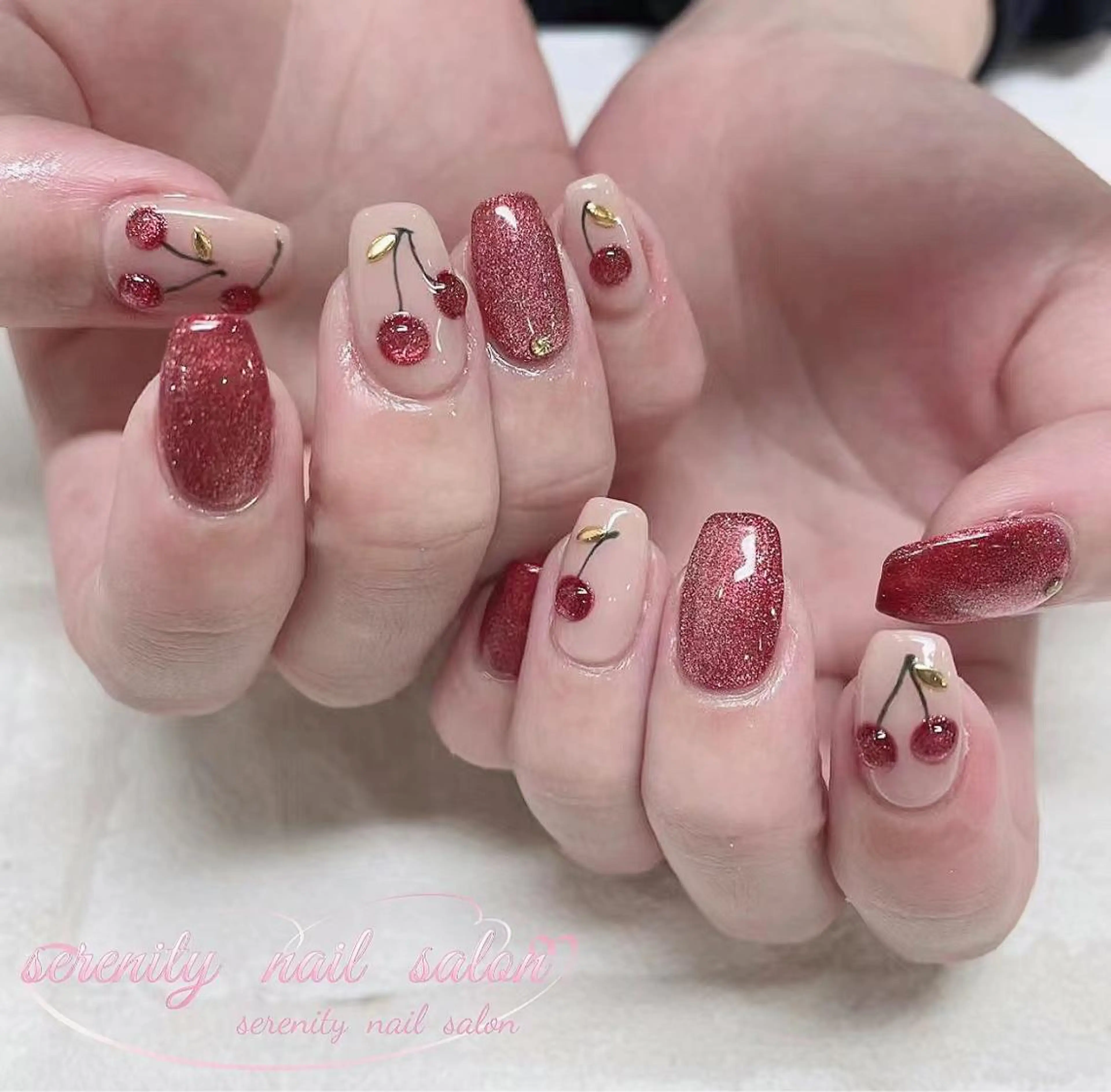 ネイル ✨Serenity ワンホンネイルのネイルデザイン