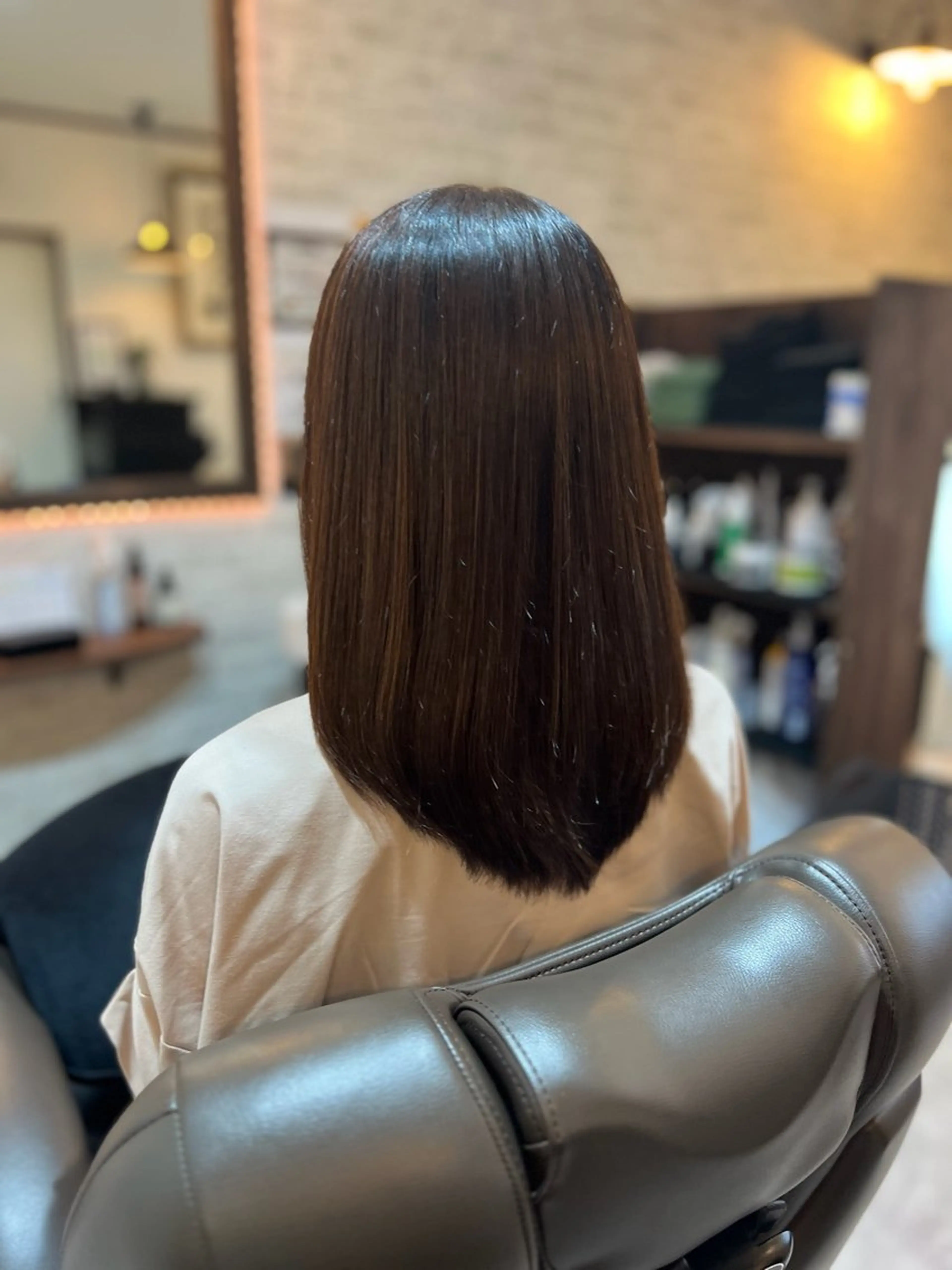 セミロング トリートメント ツヤ髪専門美容師 桑原 和誠のヘアスタイル