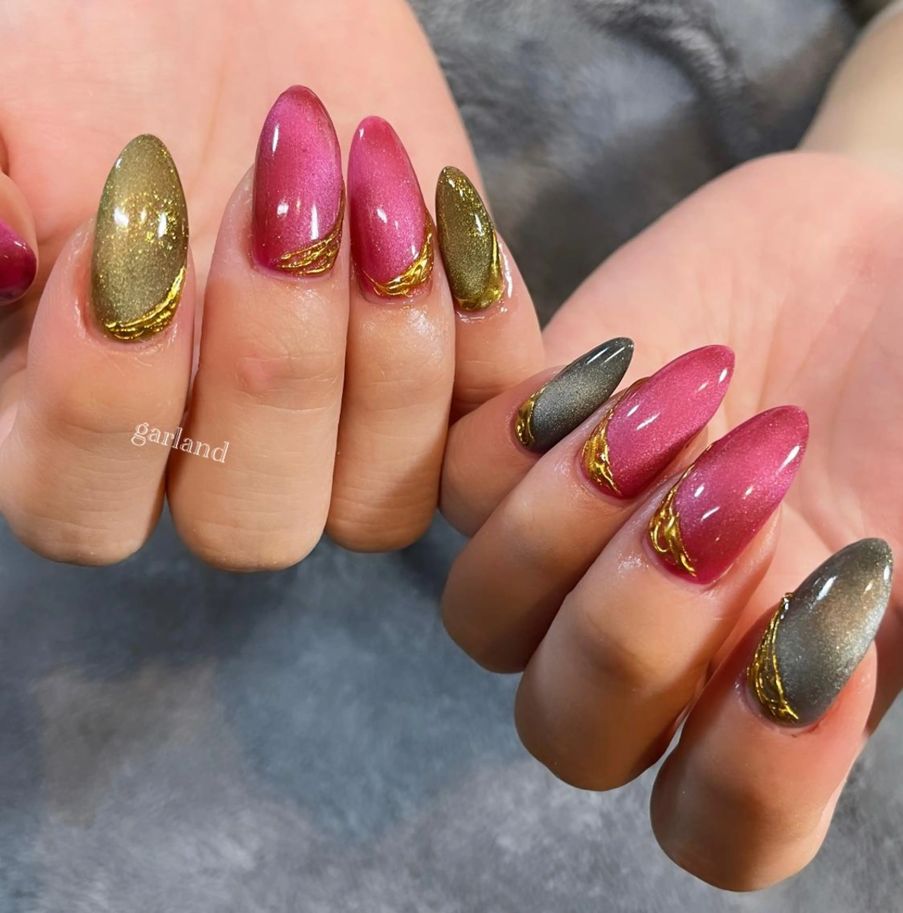 ネイル ハンドネイル Garland Nail.maoのネイルデザイン