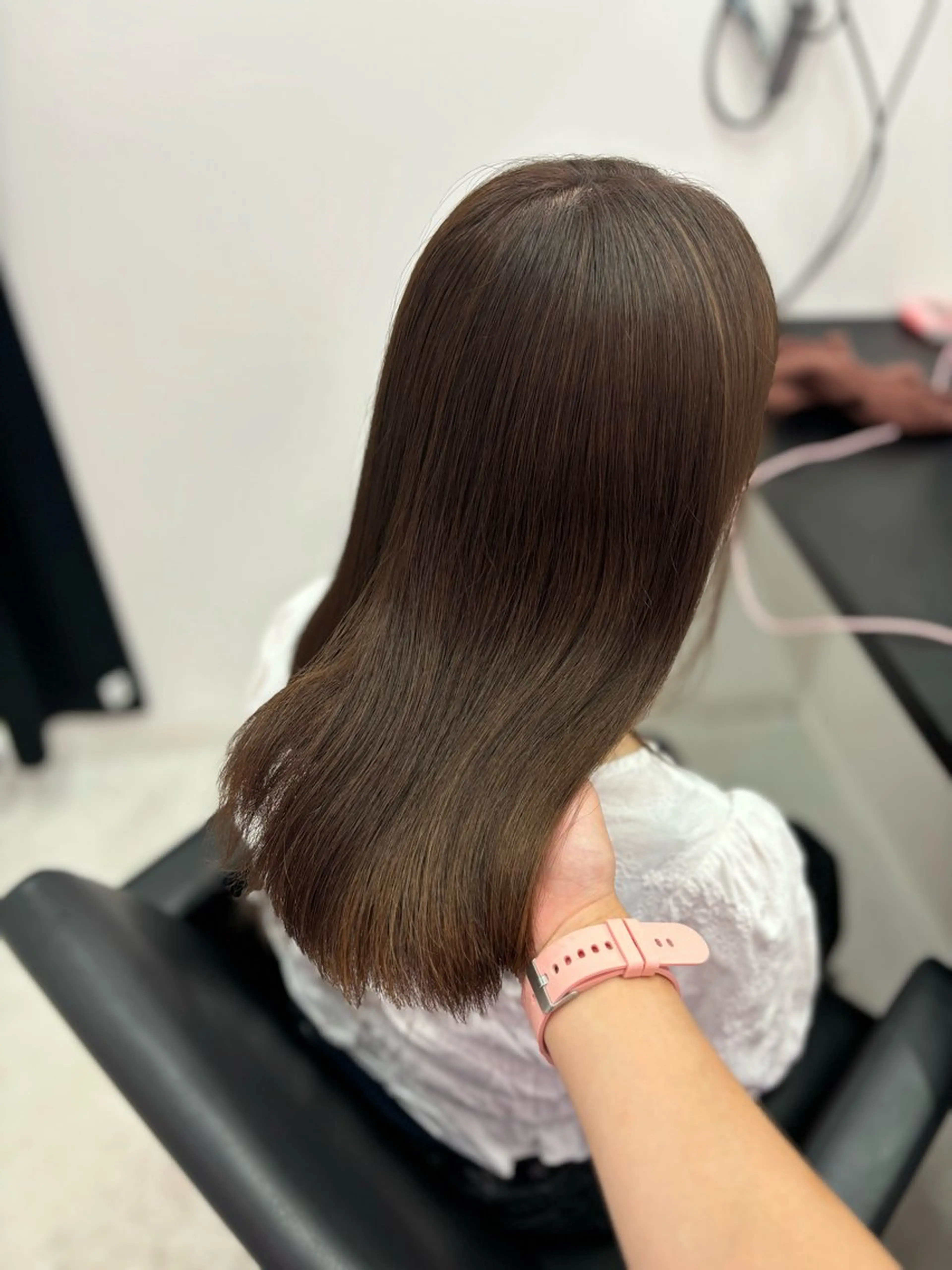 セミロング パーマモデル募集💖 まなみのヘアスタイル