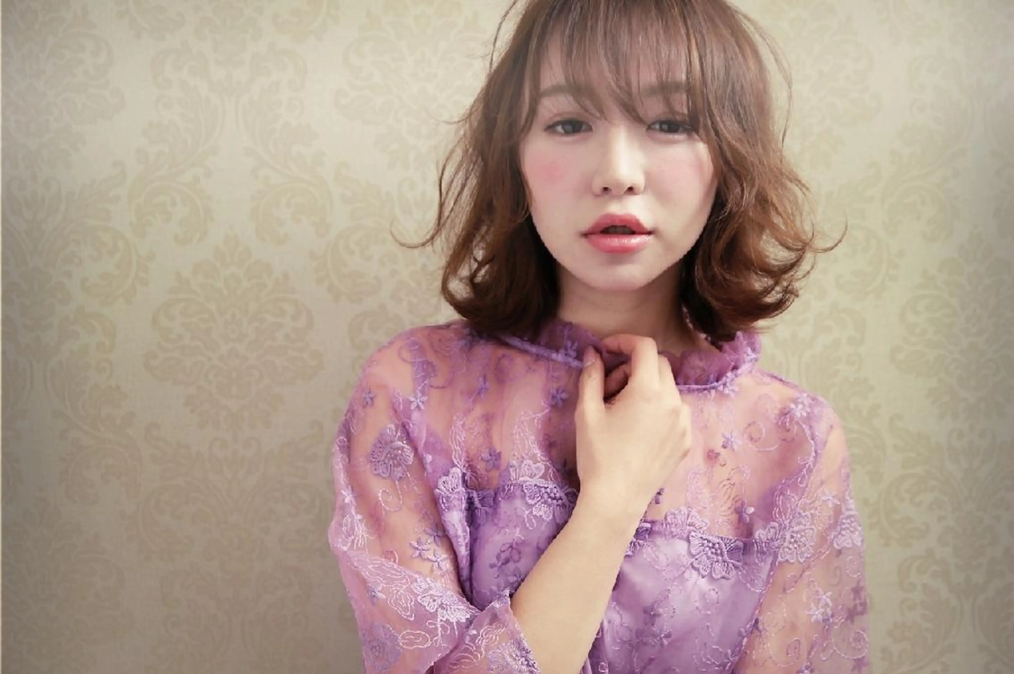 ミディアム カラー ヘアアレンジ ヘアカラー トリートメント ace share salon所属・桑原 祥のヘアスタイル