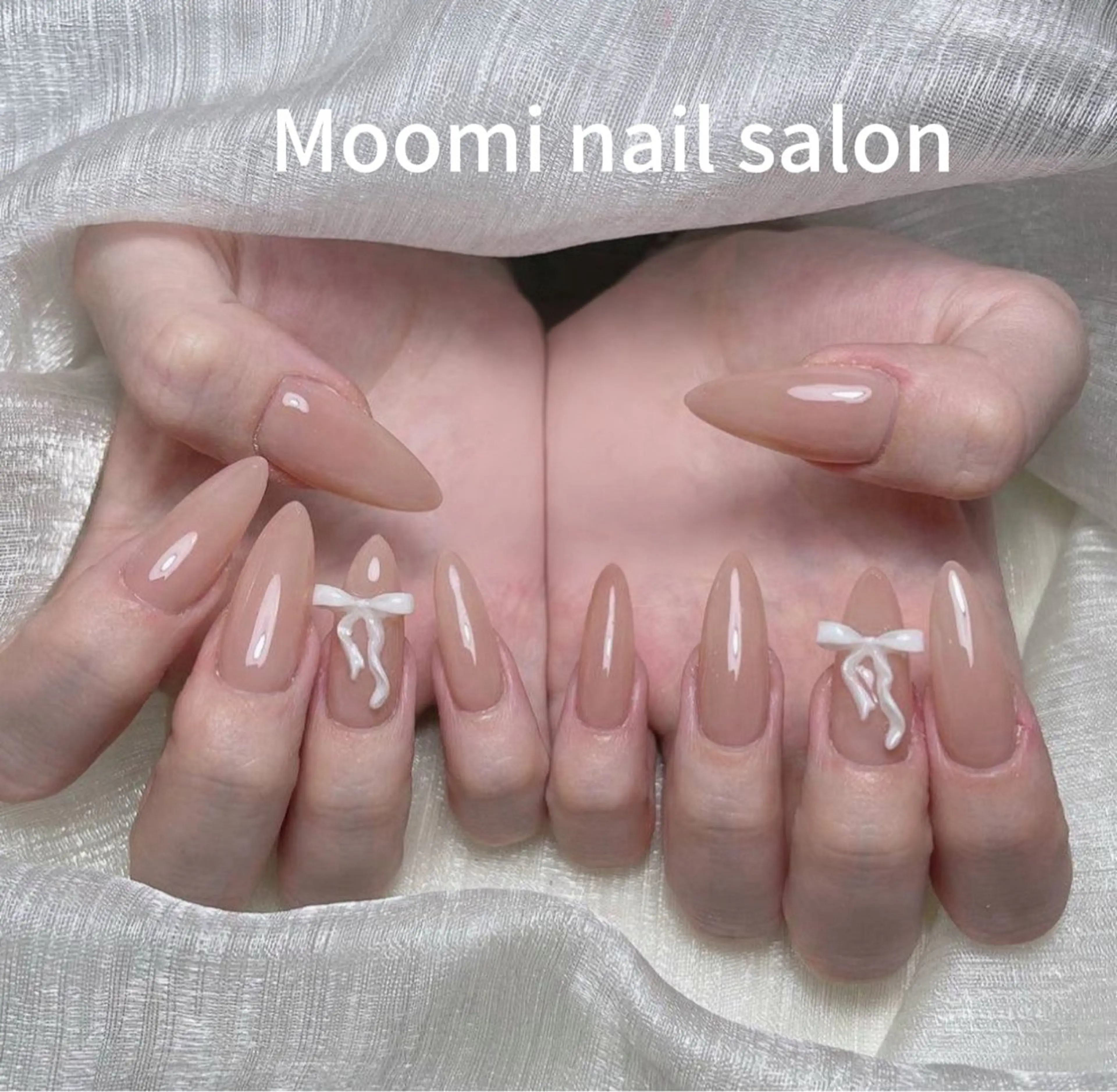 ロング ハンドネイル Moomi あずりのネイルデザイン
