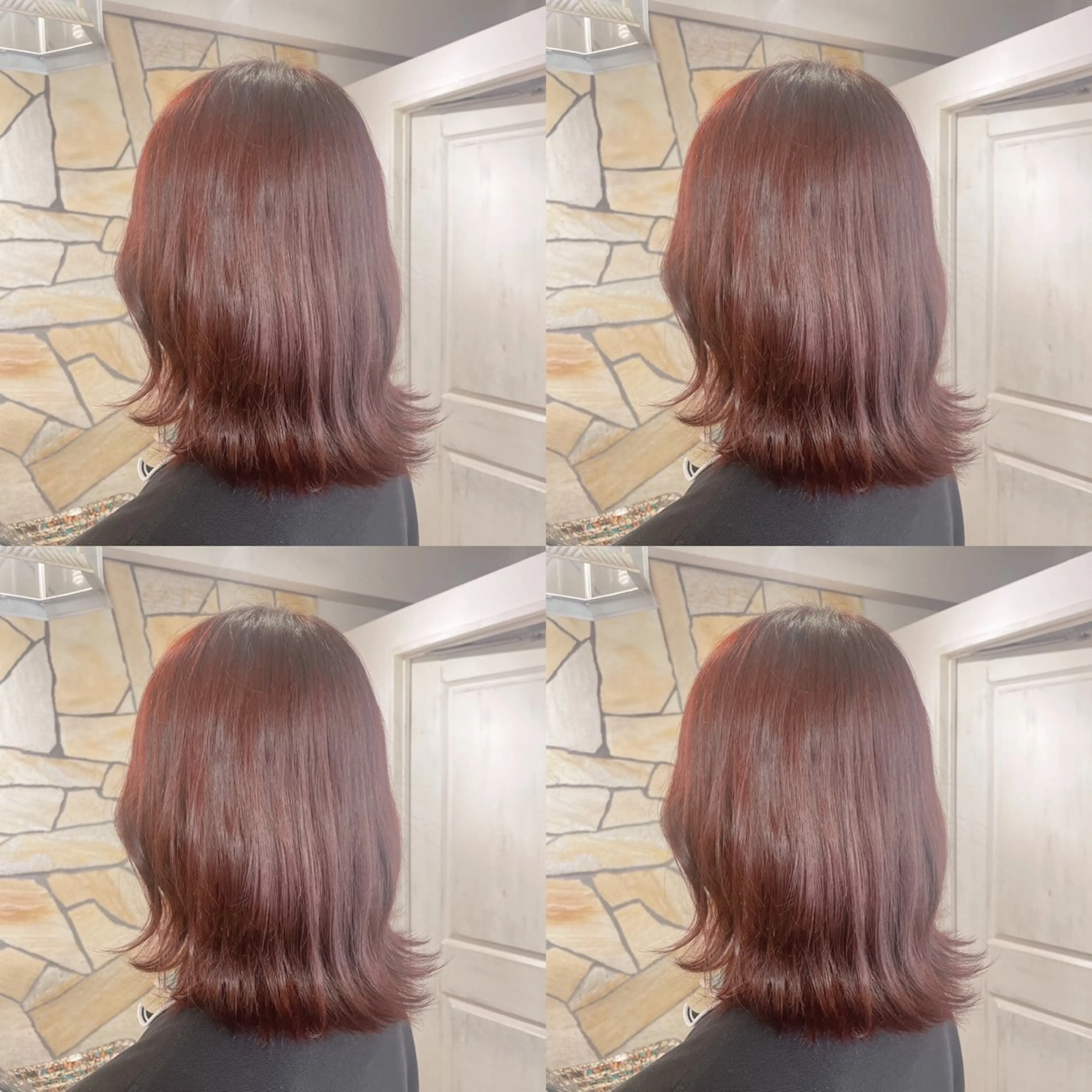 ミディアム カラー 艶カラー🦋髪質改善 🫧MINAMIのヘアスタイル