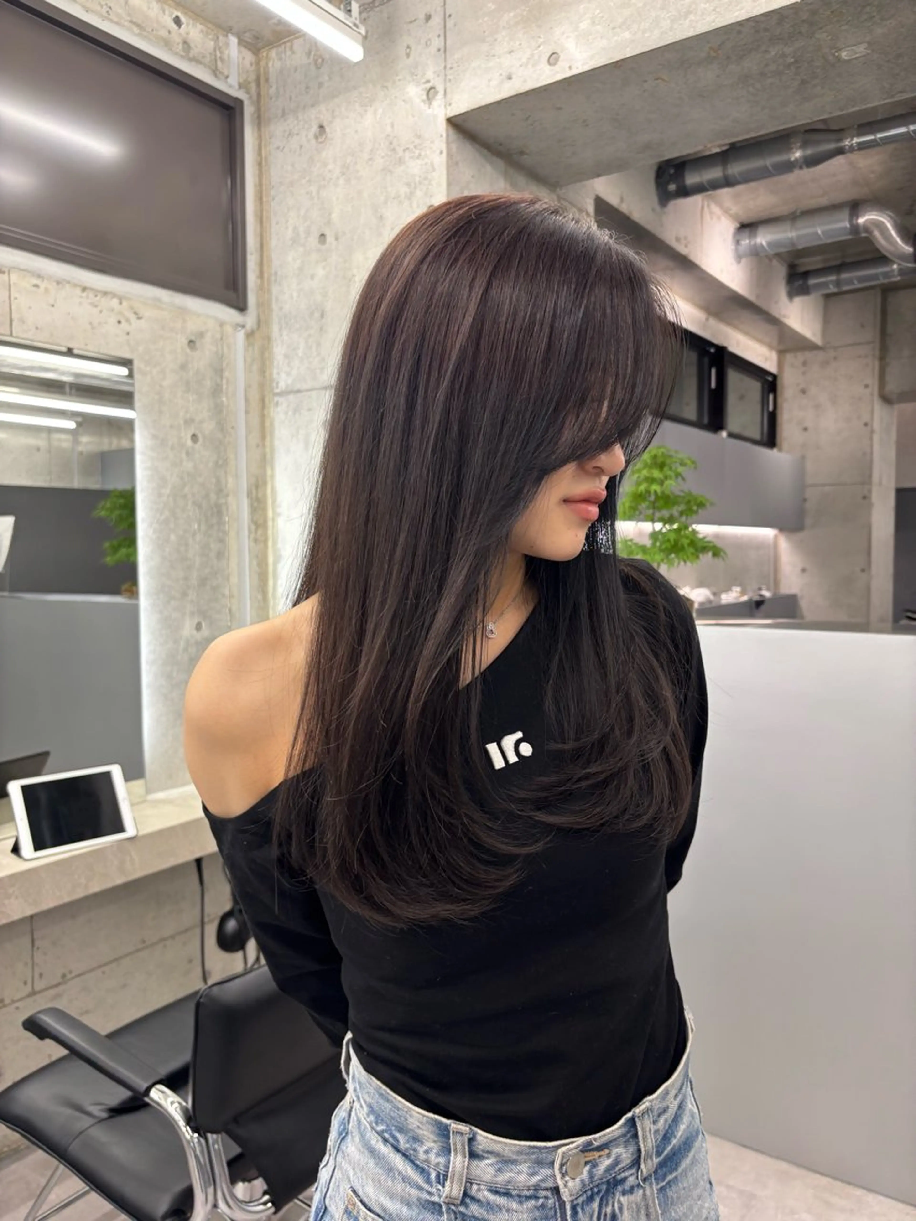 セミロング ローレンドットフレア所属・天神美容室  / maiのヘアスタイル