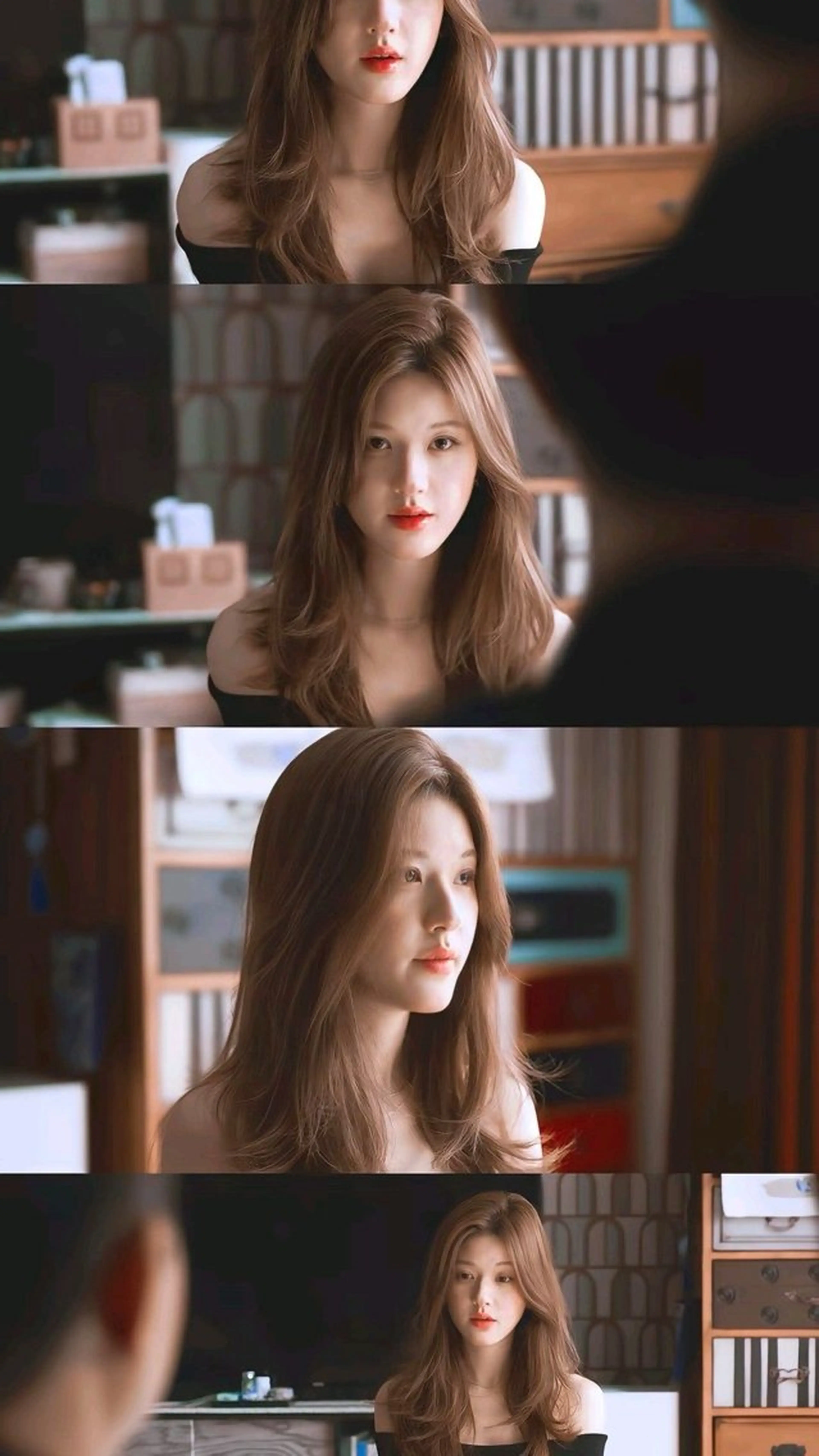 ロング カラー カット ヘアカラー トリートメント 中韓🇨🇳🇰🇷 🤍TAKAHIROのヘアスタイル