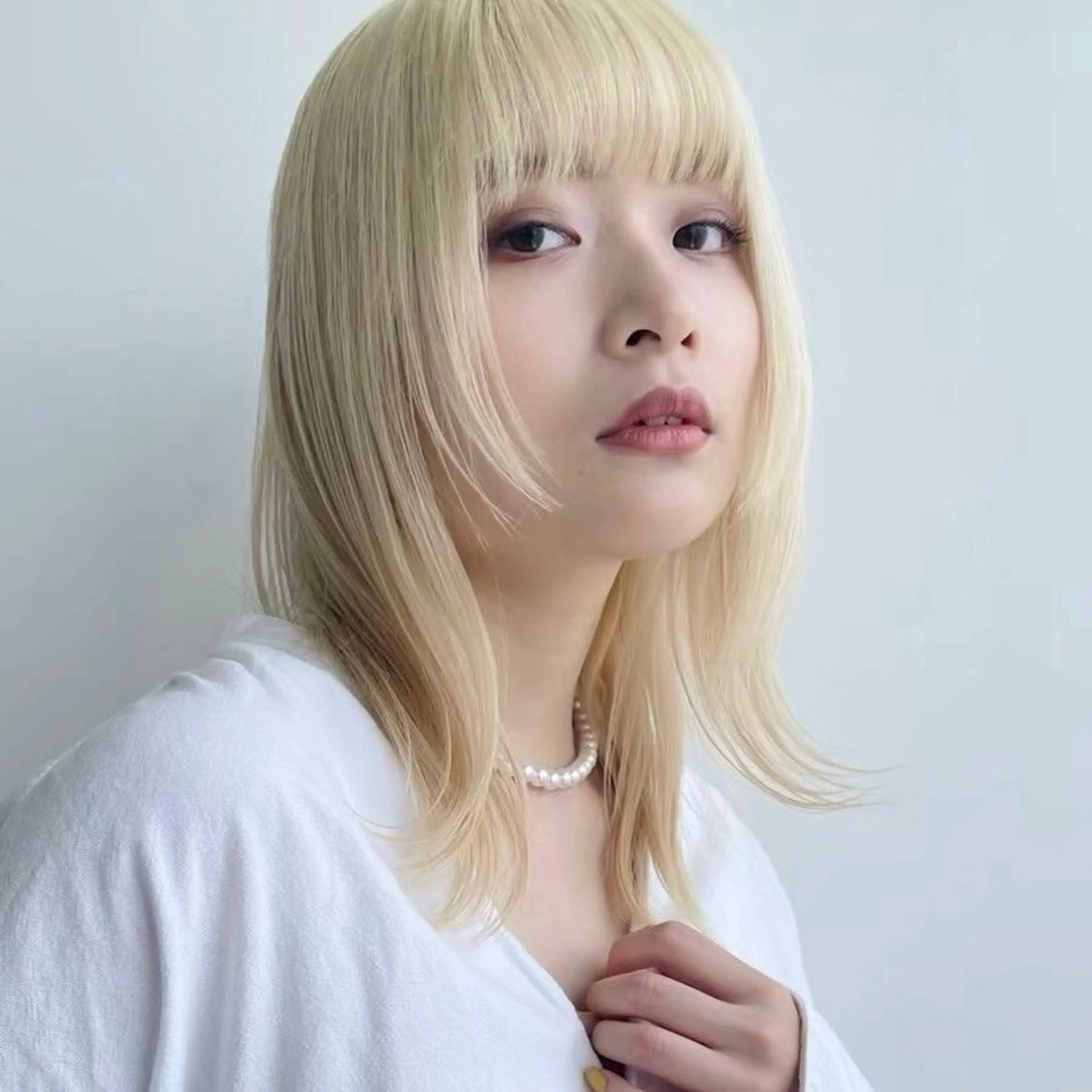 セミロング カラー 🥀ツヤカラー🐾 /hinata✞✟のヘアスタイル