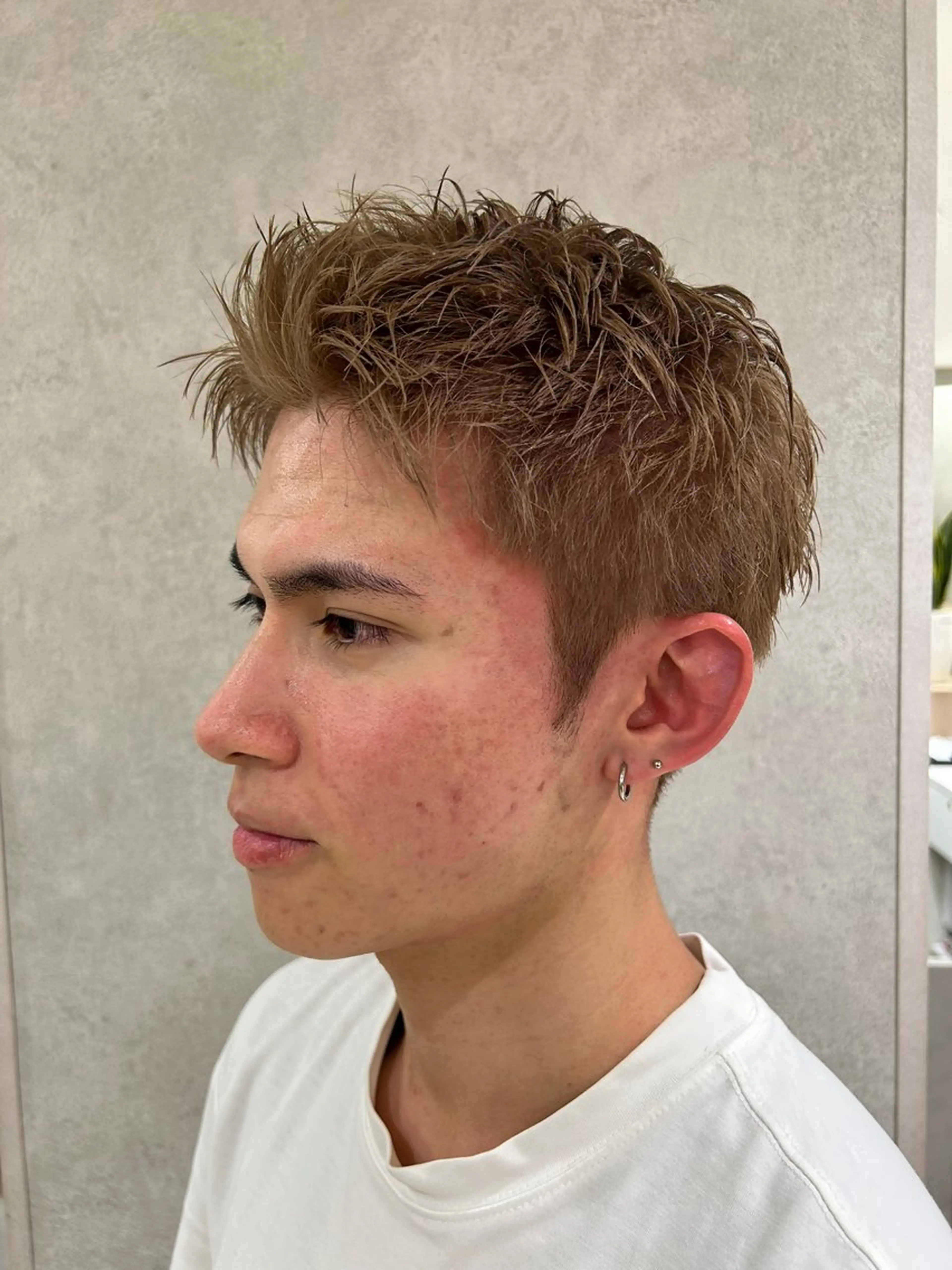 ショート メンズ メンズカットモデル 募集中 古内嵐史のヘアスタイル