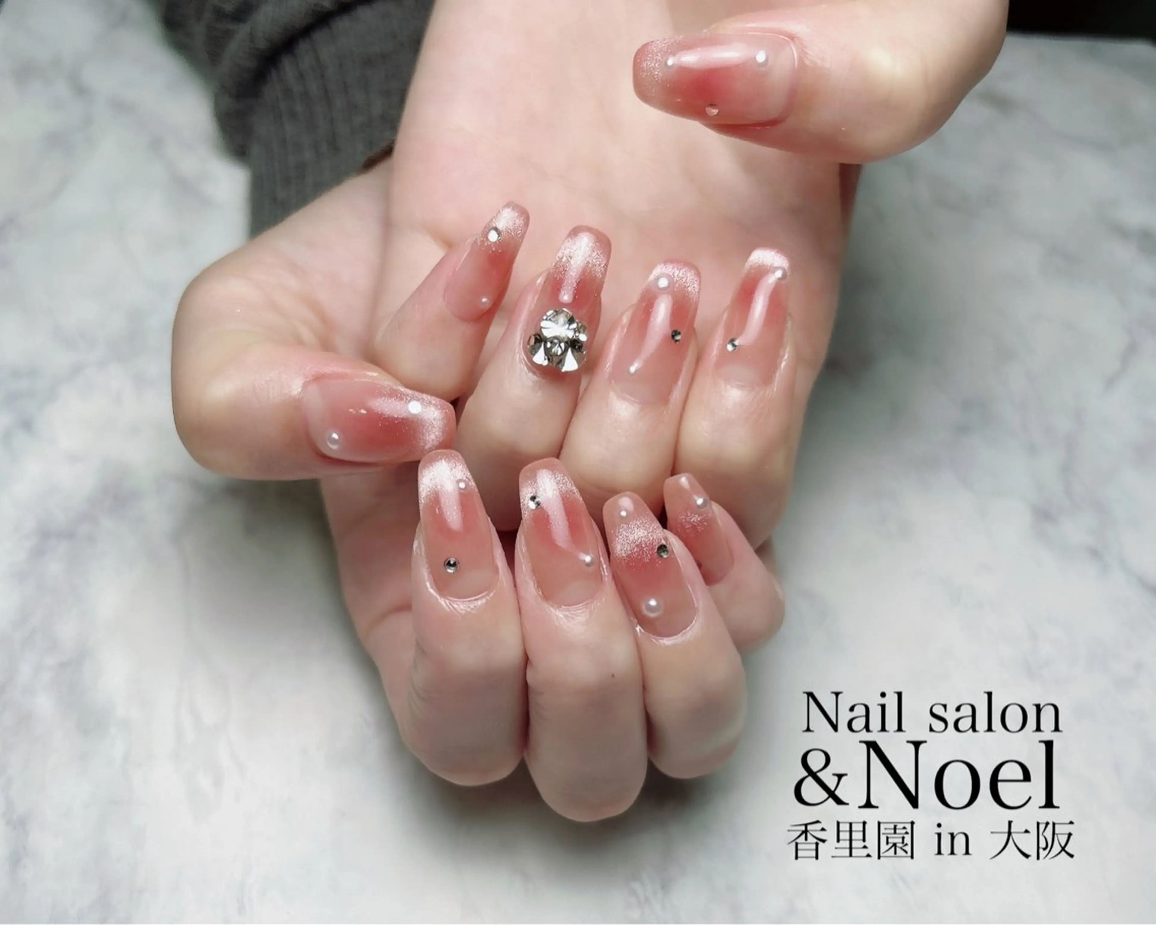 ネイル ハンドネイル Nailsalon  &Noel所属・もも 🍑のネイルデザイン