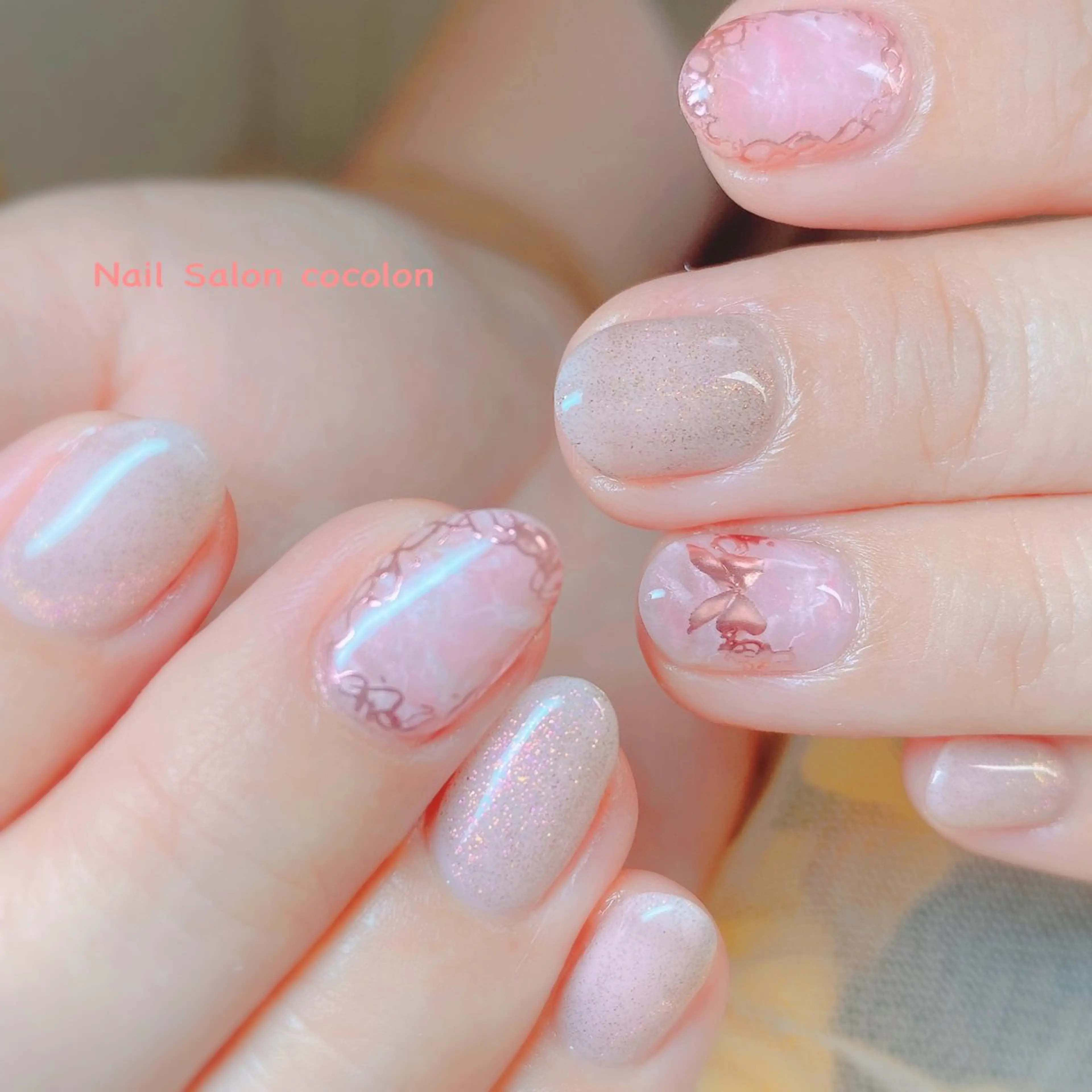 ネイル アートネイル マグネットネイル 柴崎 美幸のネイルデザイン