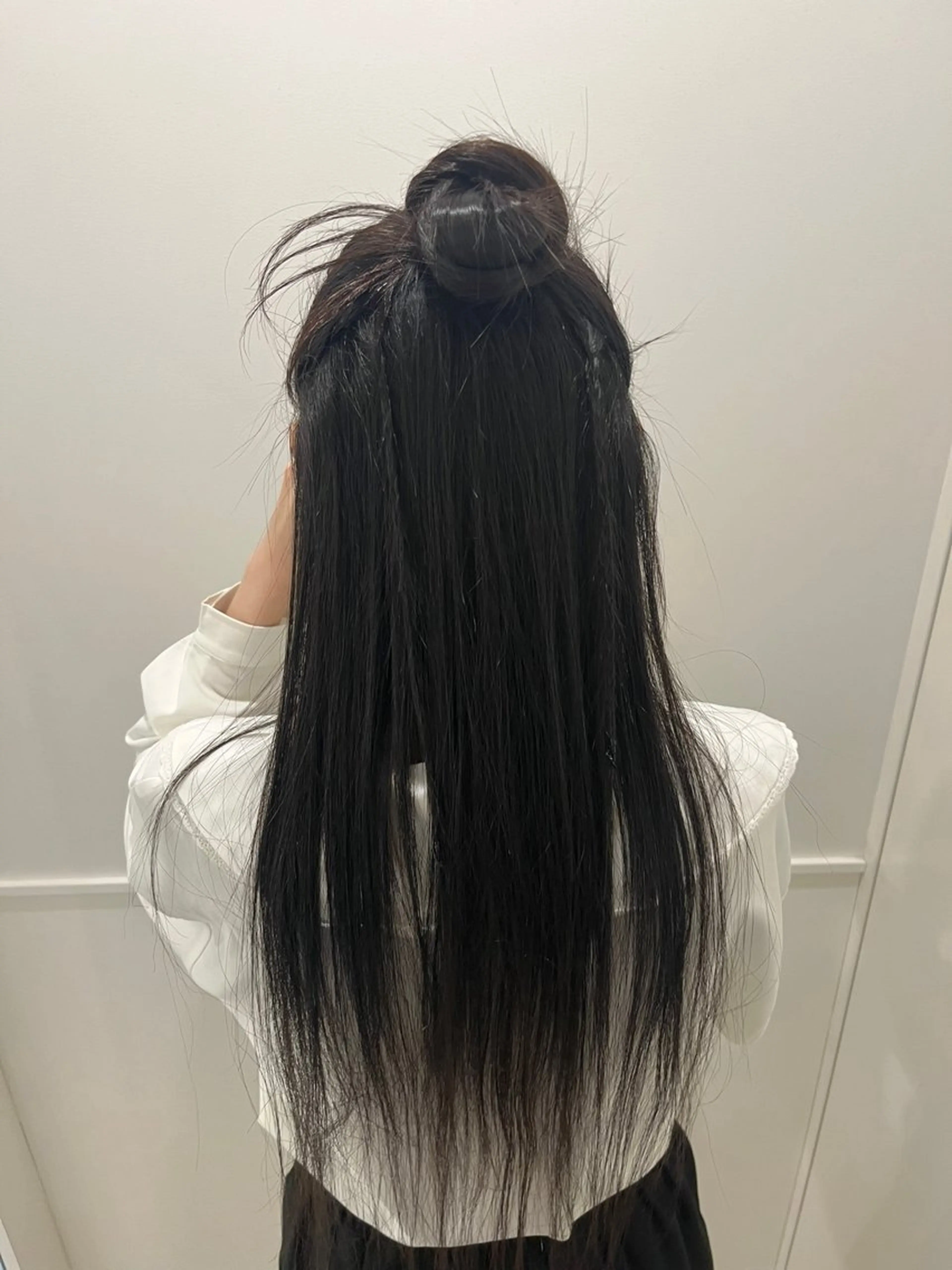 ヘアアレンジ ヘアセット 韓国／うる艶カラー 🐈‍⬛💗miyuのヘアスタイル