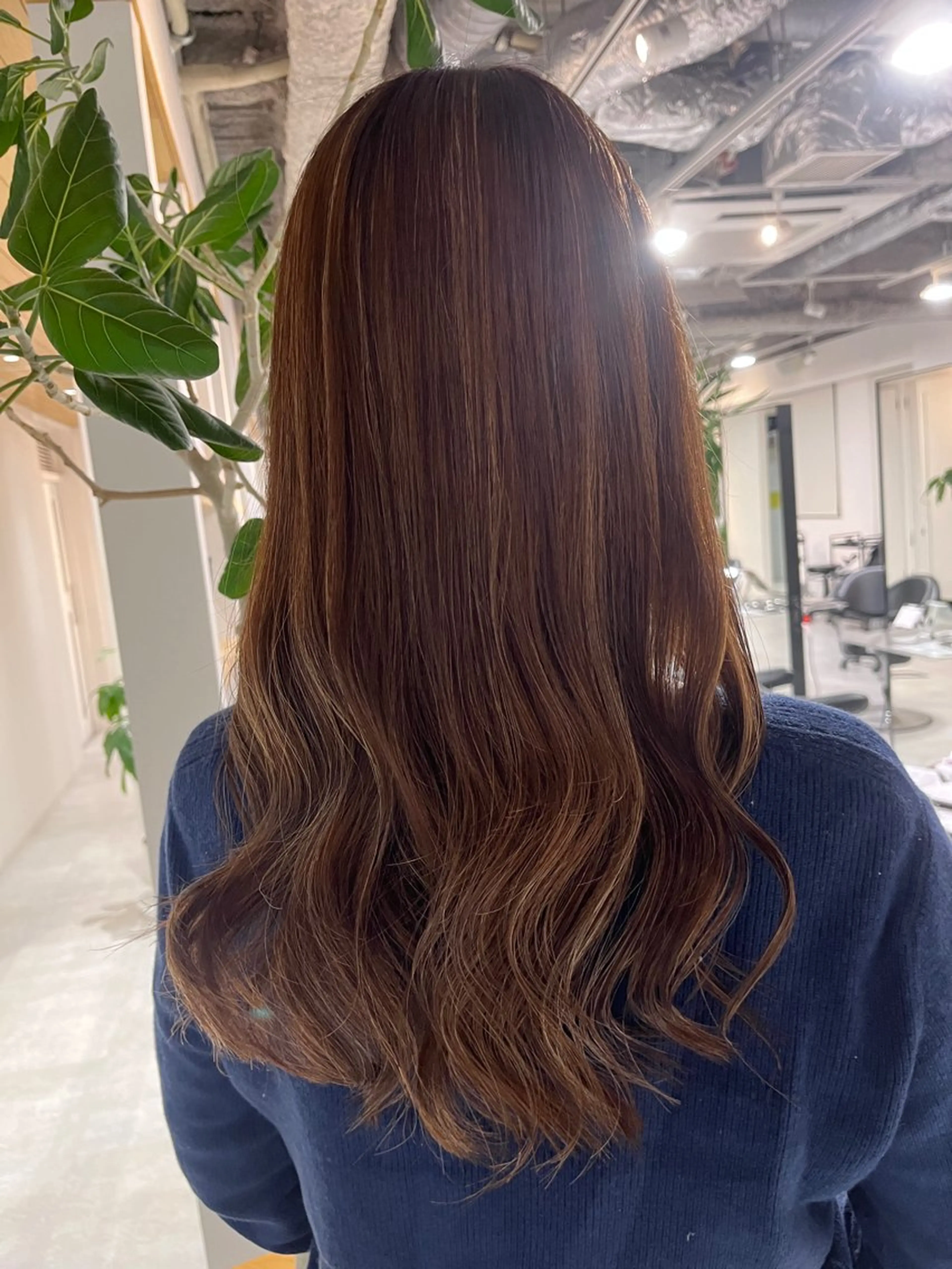 ロング ハイライト on.所属・三ノ宮美容師/メンズ /パーマ/MAYUのヘアスタイル