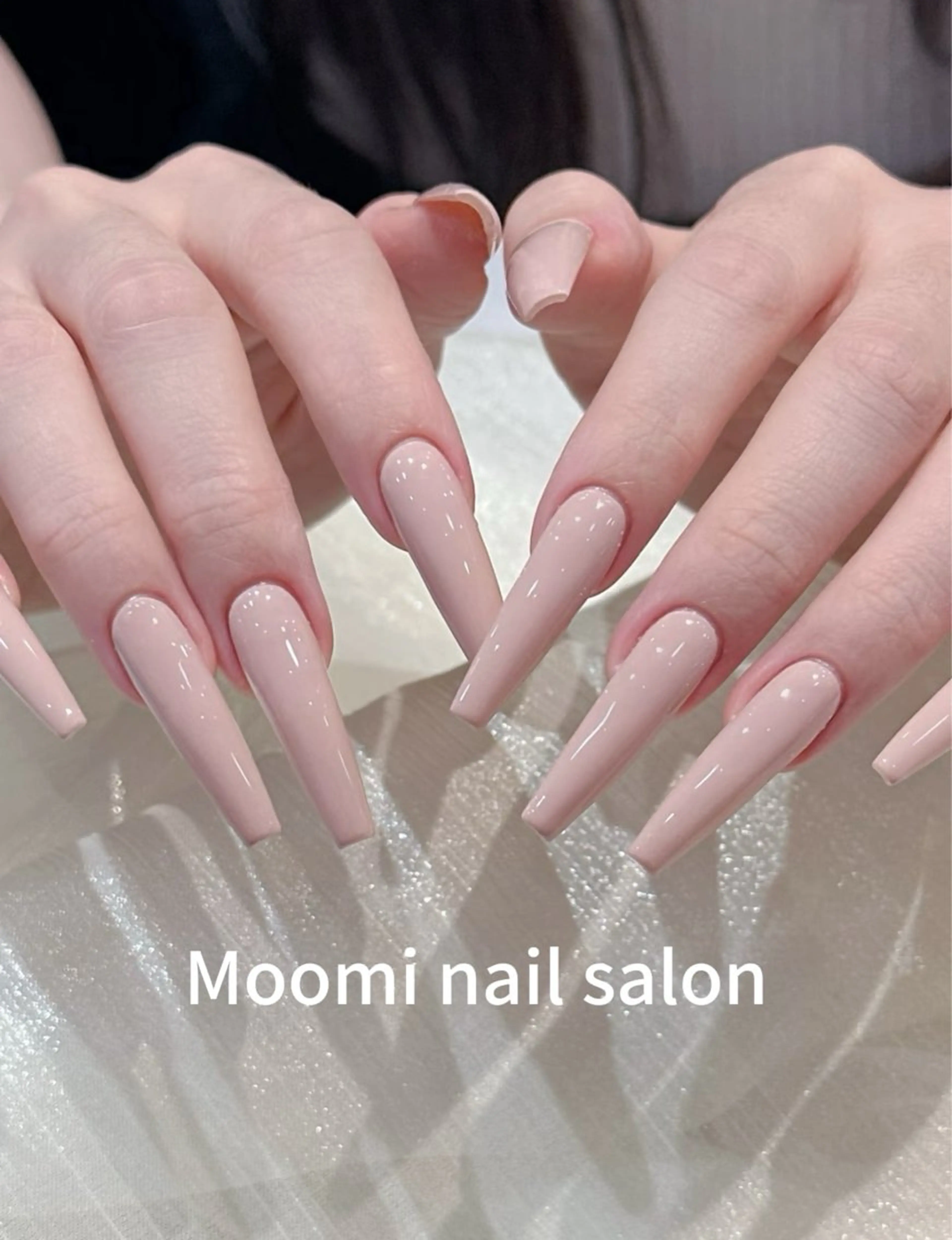ロング ハンドネイル Moomi あずりのネイルデザイン