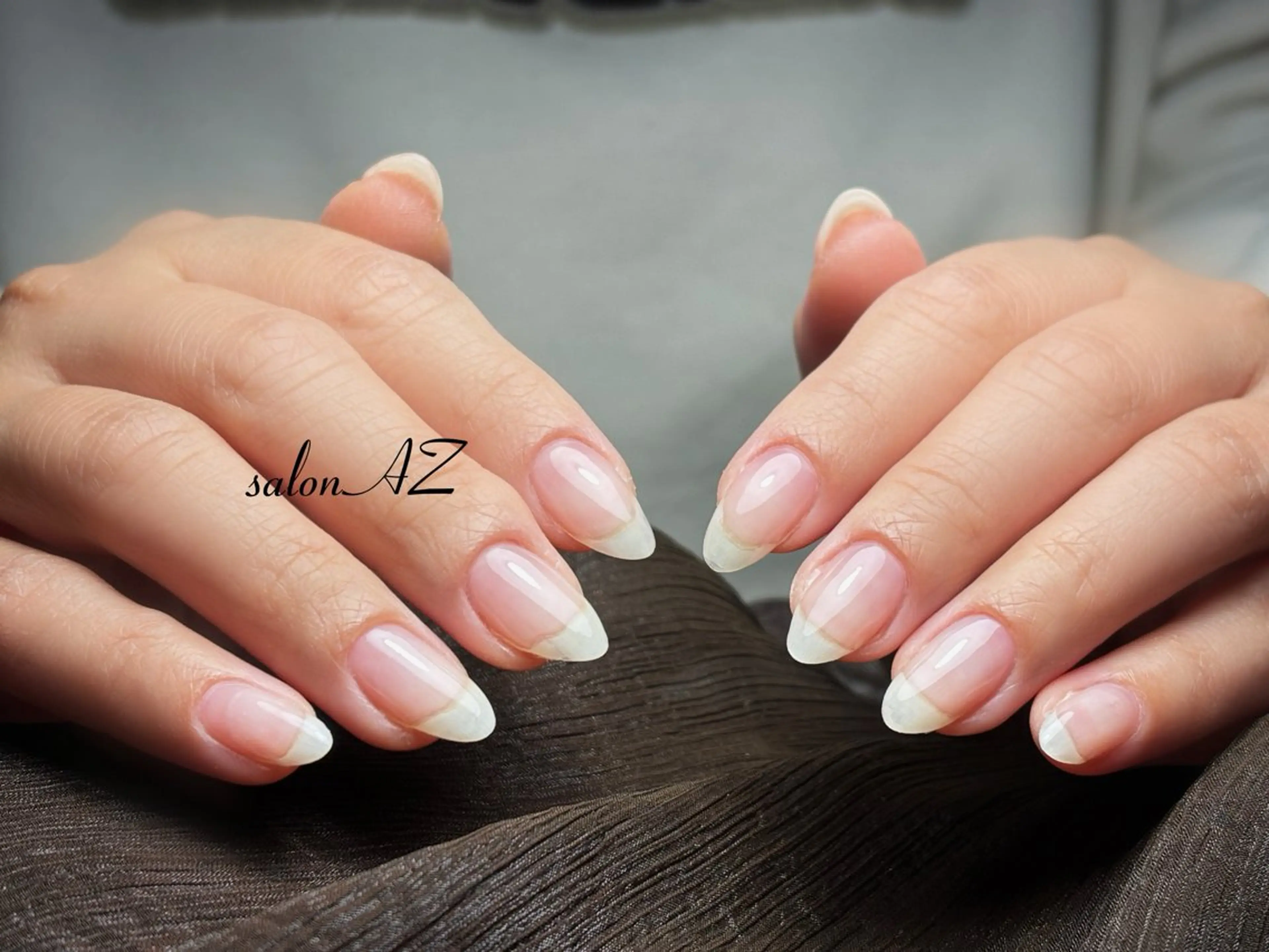 ネイル クリアネイル ジェルネイル salonAZ トップネイリストのネイルデザイン