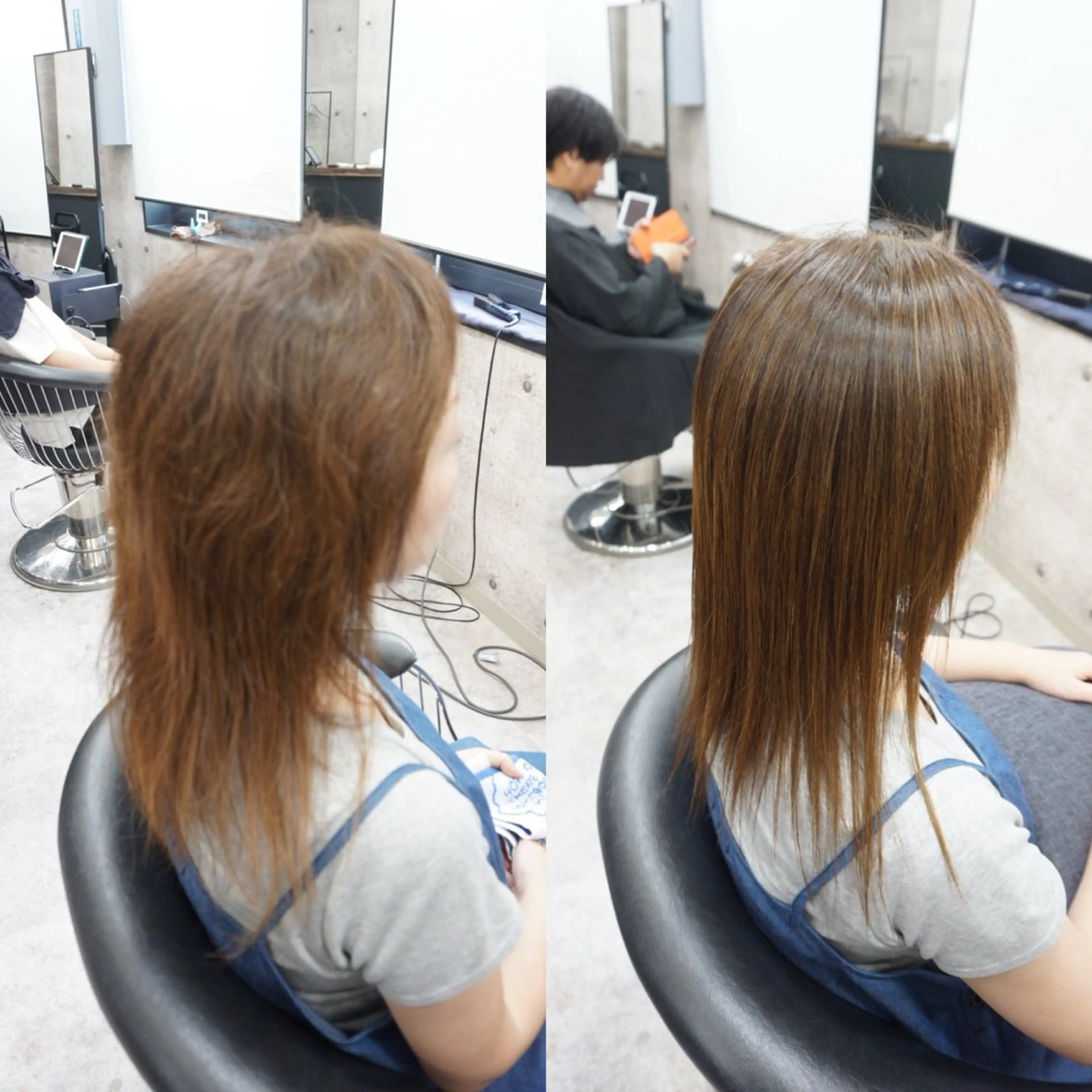 ミディアム 西畑 nishihataのヘアスタイル