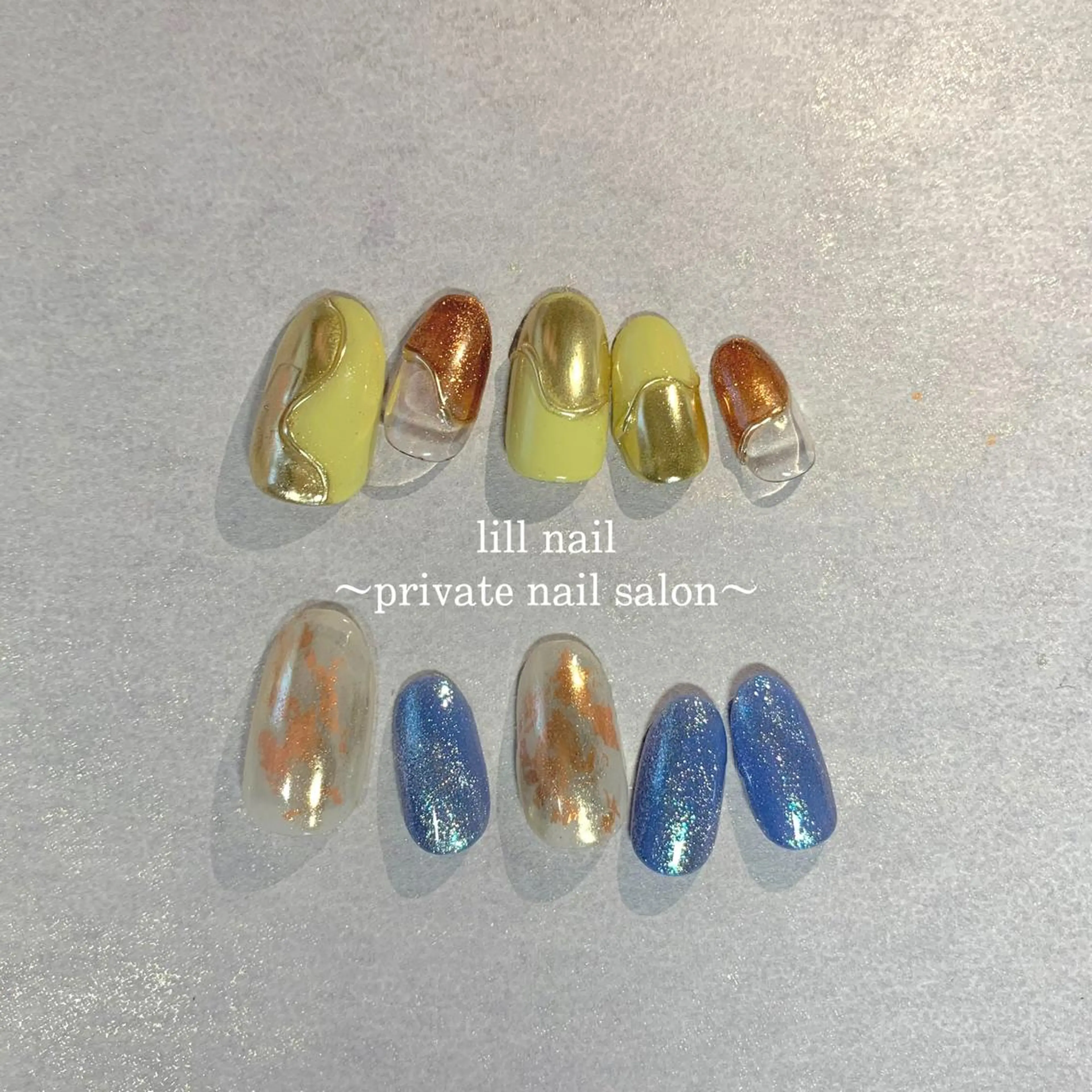 ミディアム pllia beautyのネイルデザイン