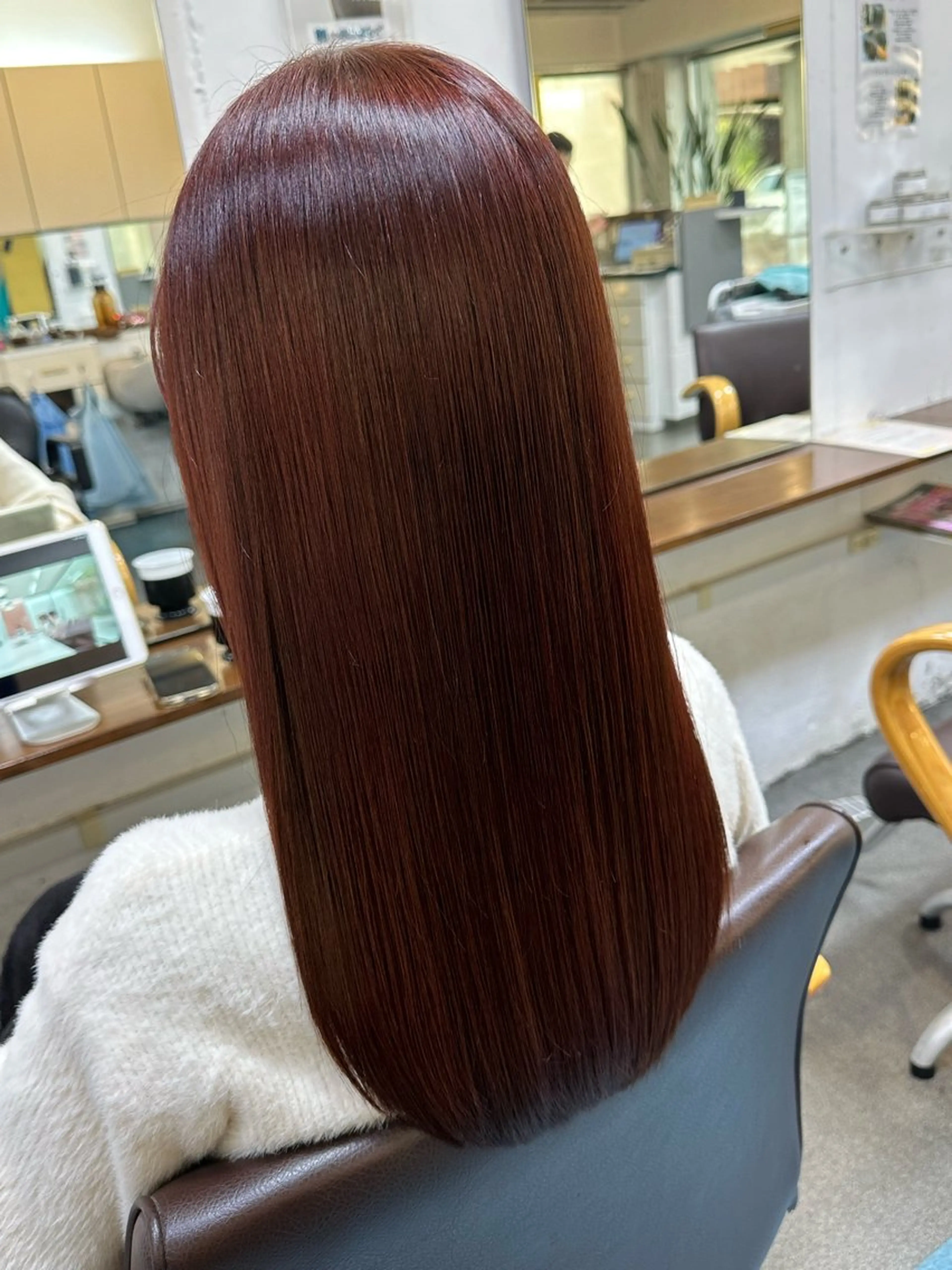 セミロング 髪質改善 カット ヘアカラー トリートメント 【髪質改善】に特化 オリーブオイルクラブのヘアスタイル