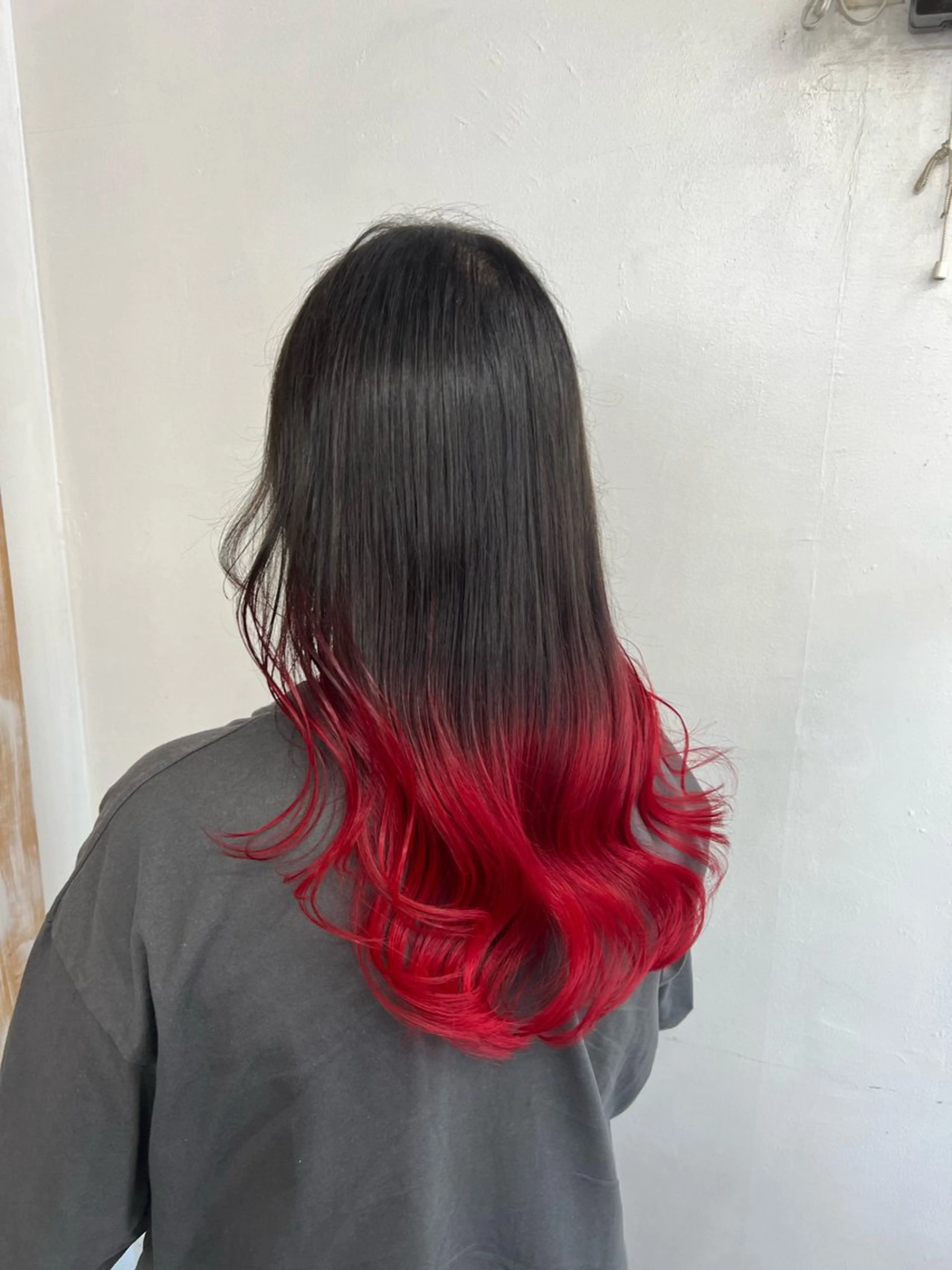 セミロング カット ヘアカラー SFIDA あいりのヘアスタイル