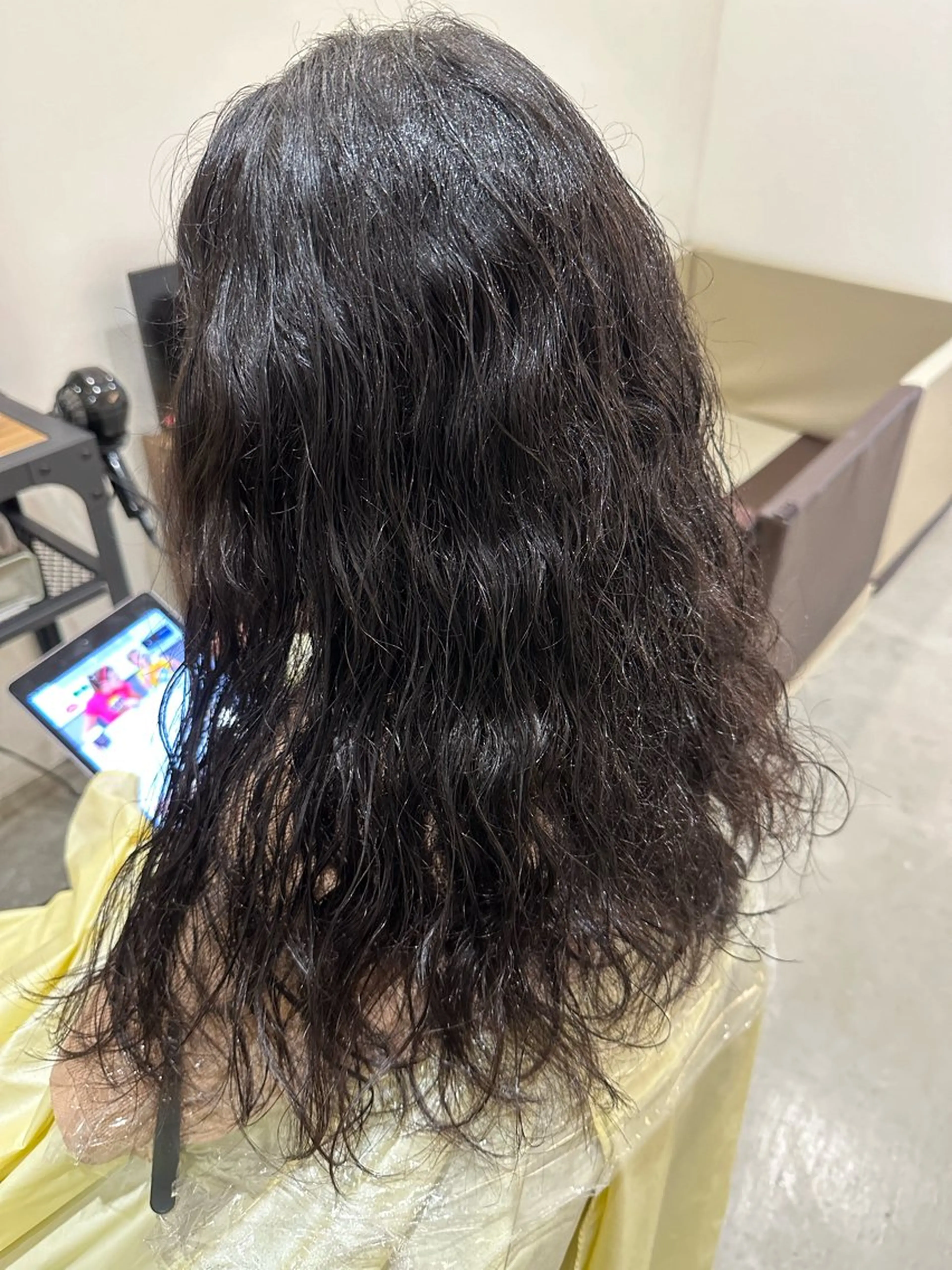 ロング パーマ キッズ 縮毛矯正 佐古 遼太のヘアスタイル