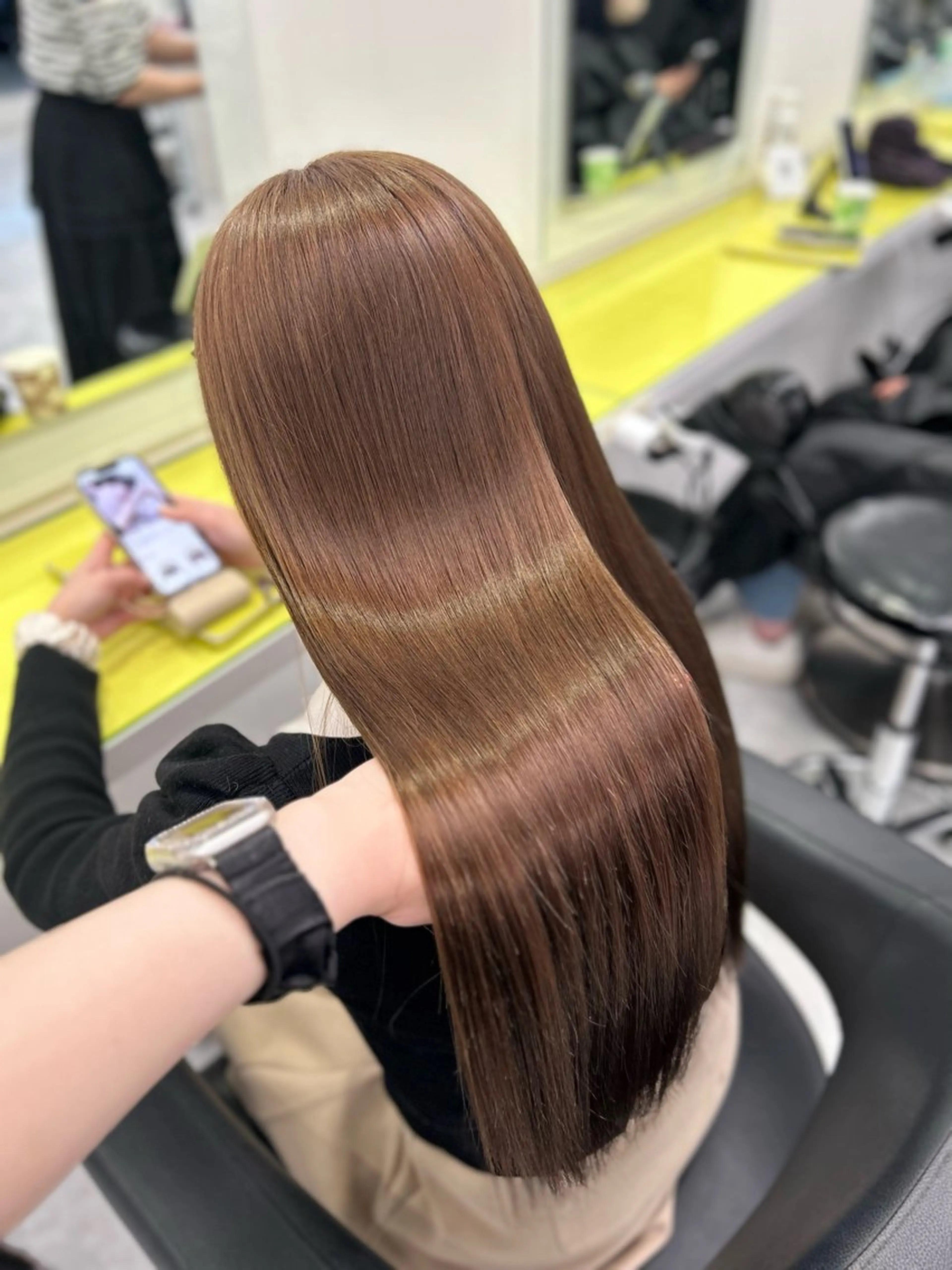 ロング Miwa🤍ダメージ レスカラー特化🦢のヘアスタイル
