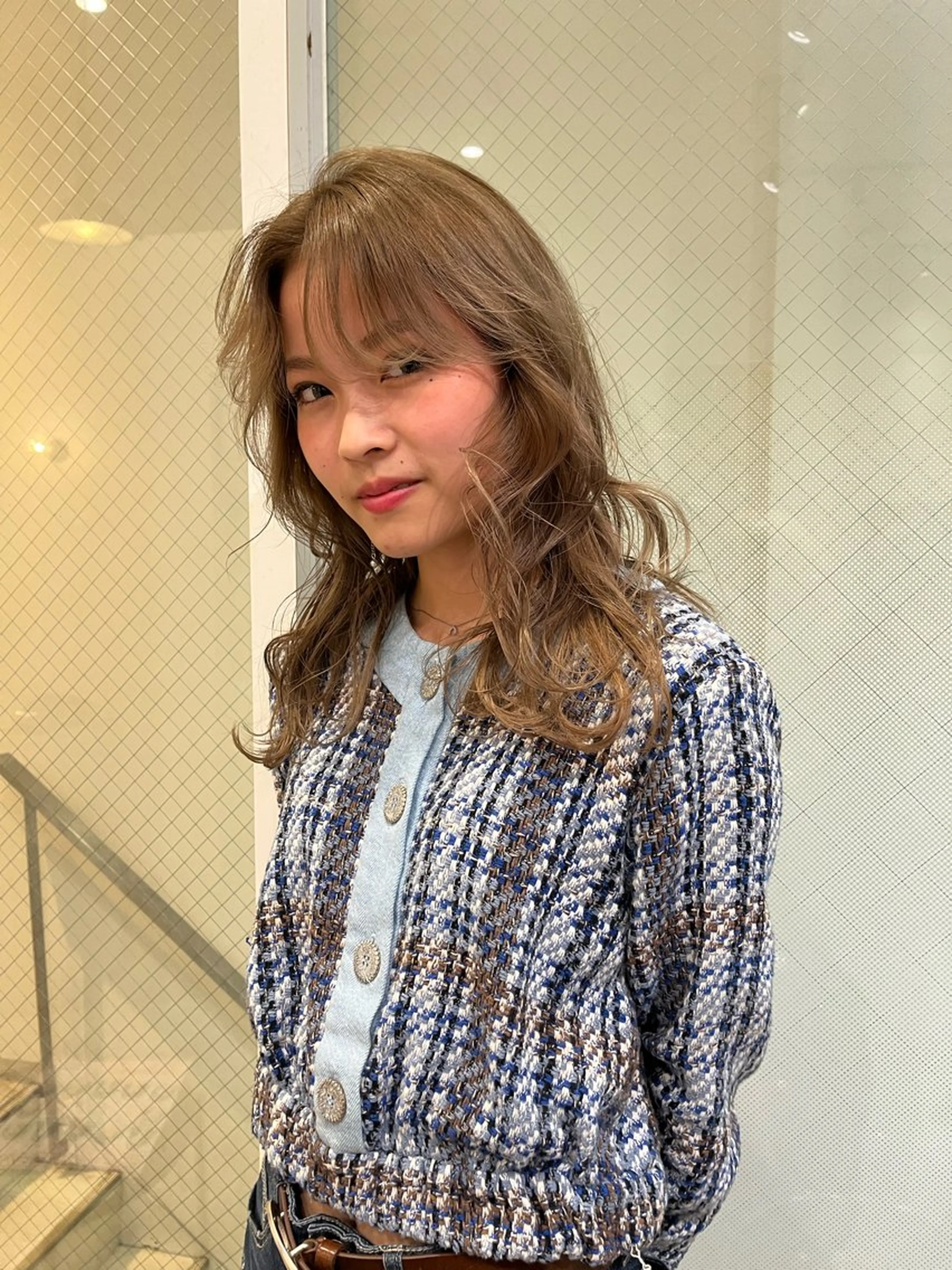 ロング カラー ブリーチ keshiki🦋 Nanaのヘアスタイル