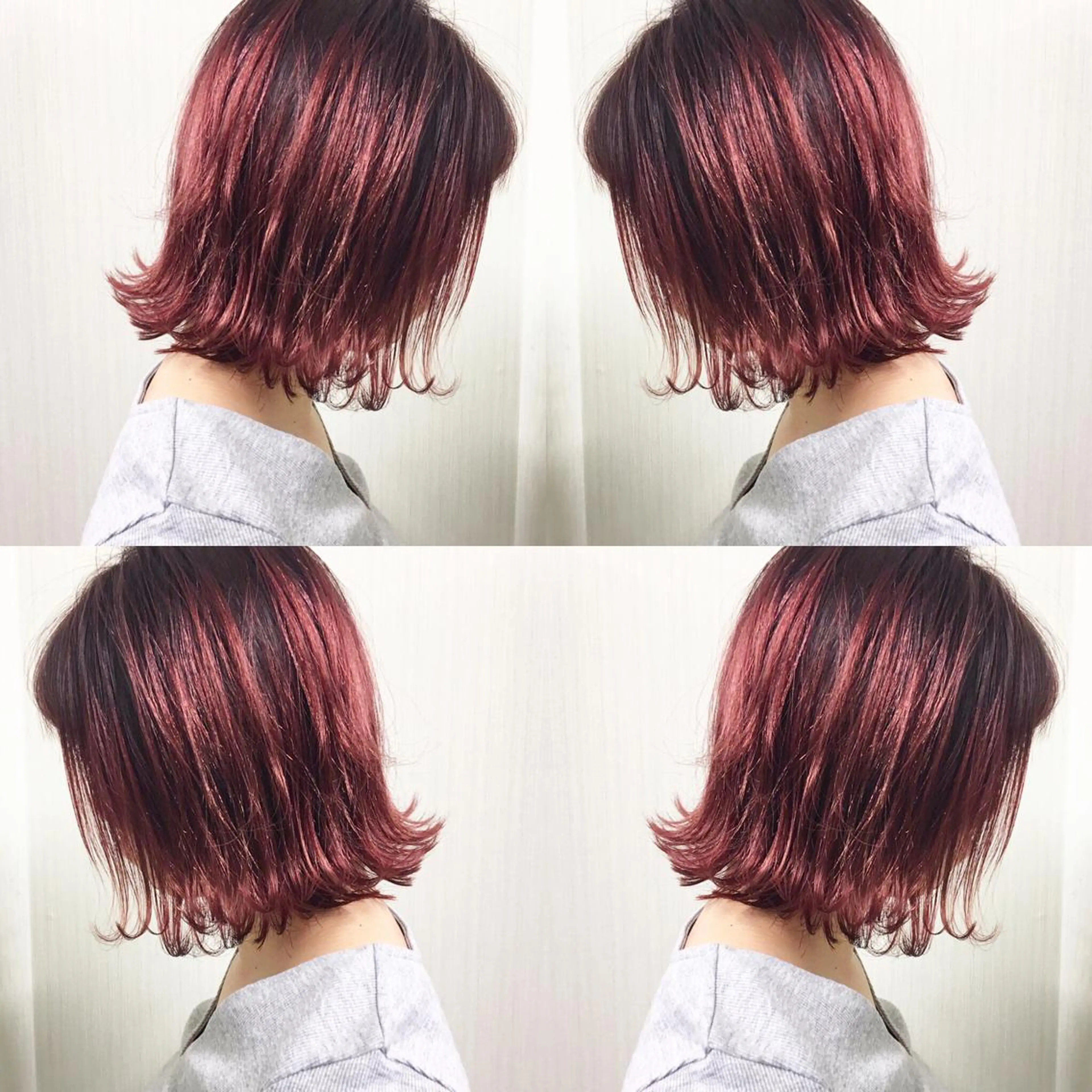 ショート カラー ヘアアレンジ ケアブリーチ白髪染め TAKUMIのヘアスタイル