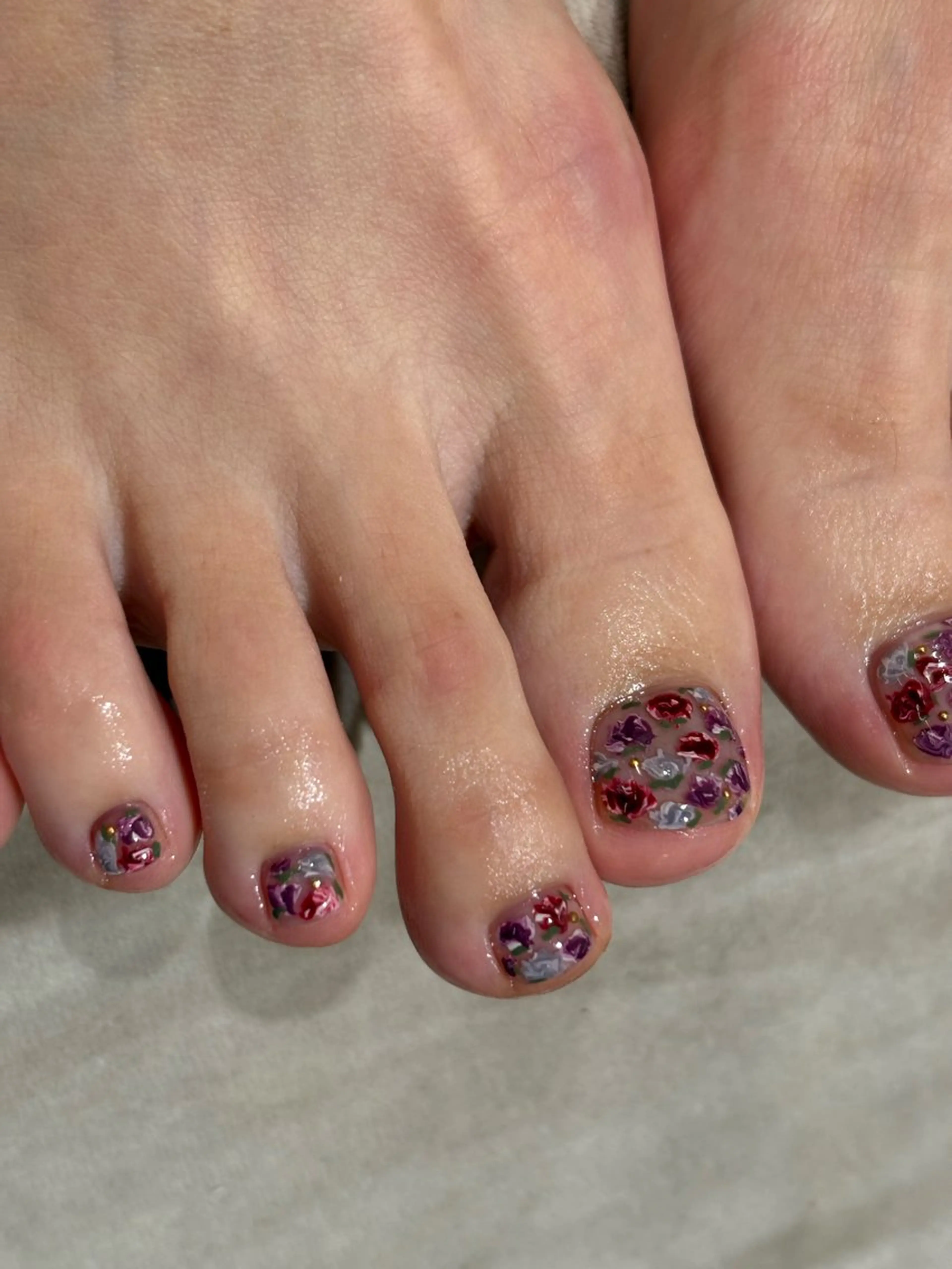 ネイル フットネイル 甲村 未玖のネイルデザイン