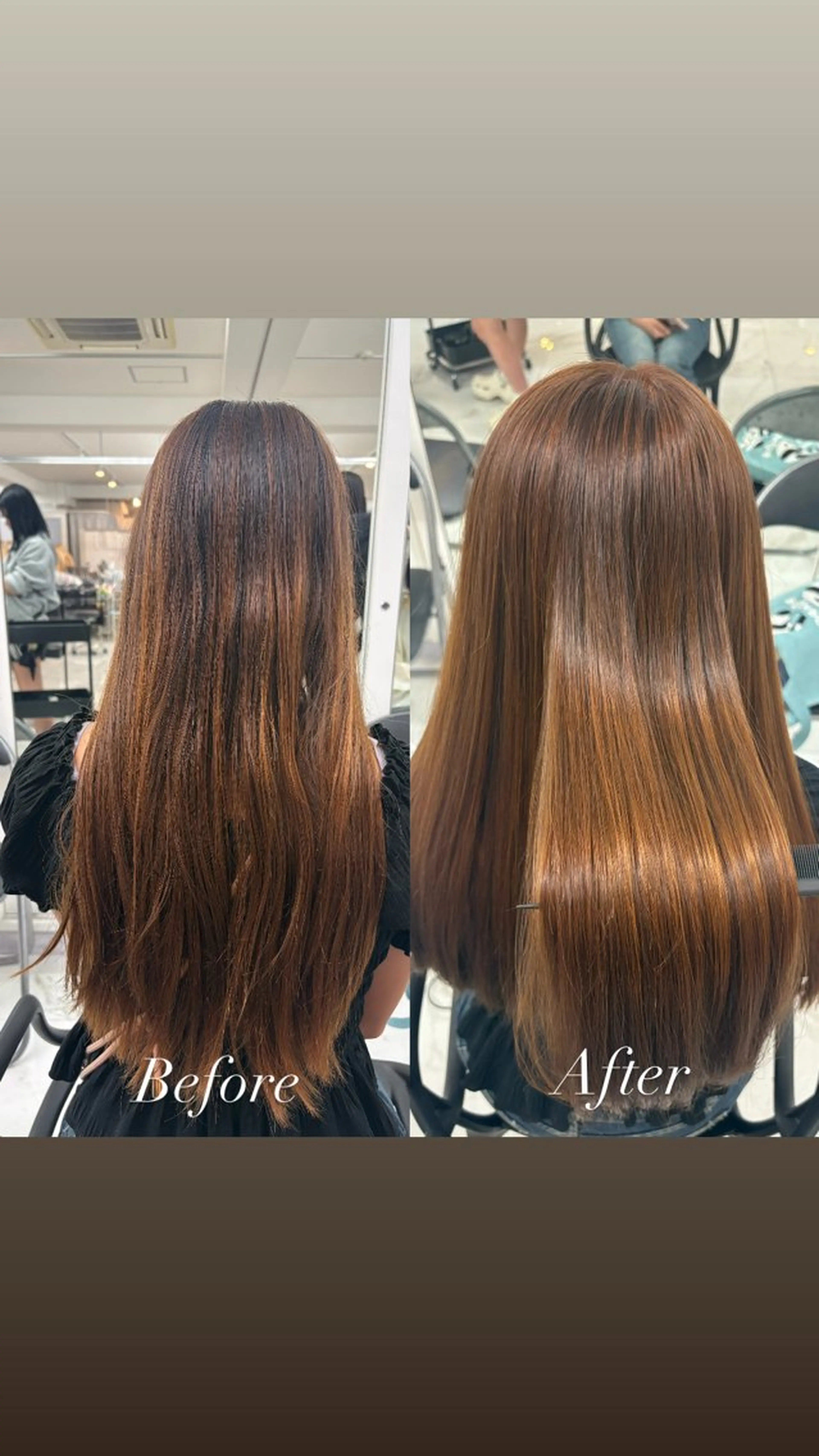 ロング 縮毛矯正 💜juna💜/烏 丸/韓国風のヘアスタイル