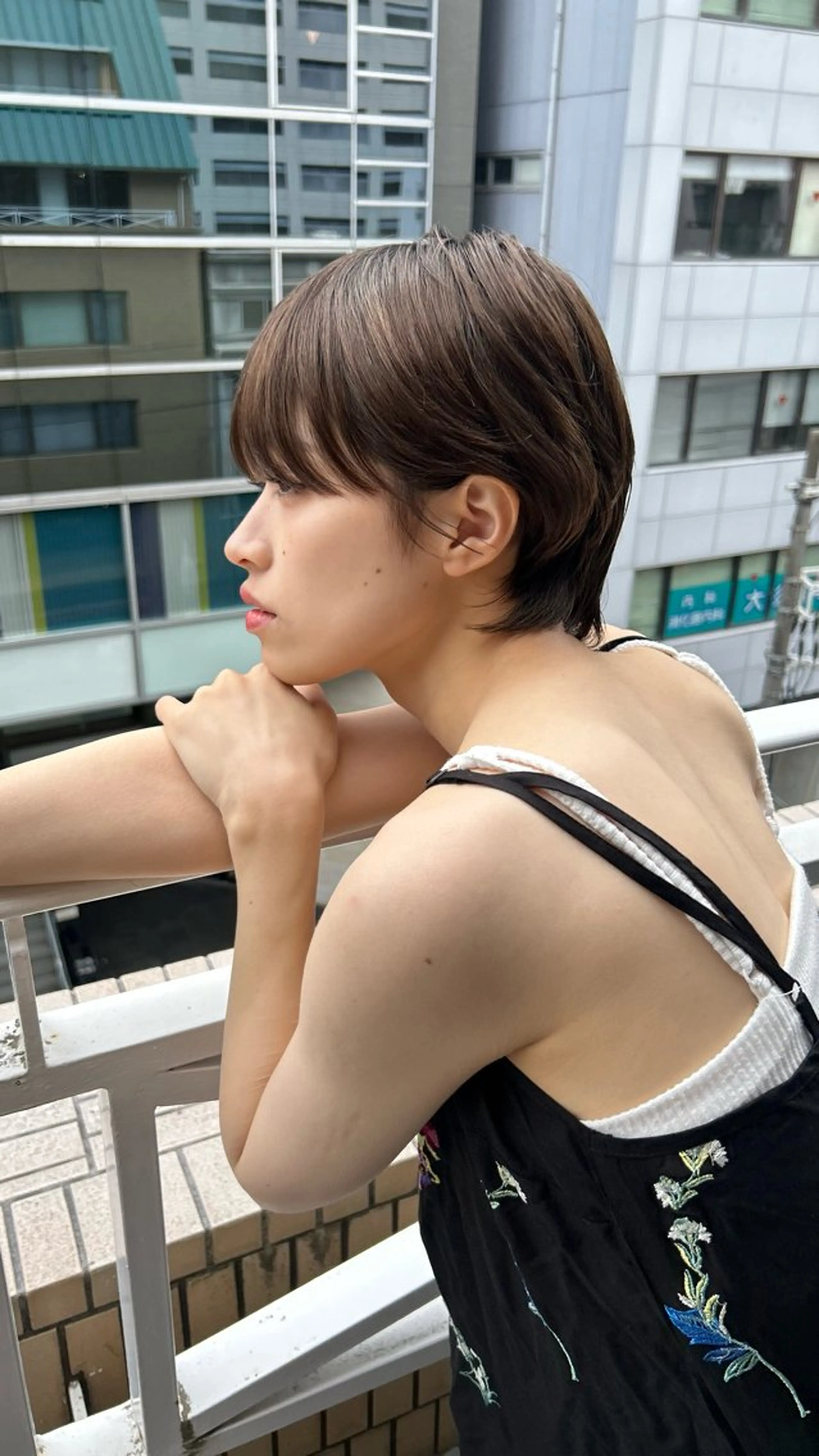 ショート カラー カット ヘアカラー トリートメント ショート/ボブ専門 宮脇美奈/南船場のヘアスタイル