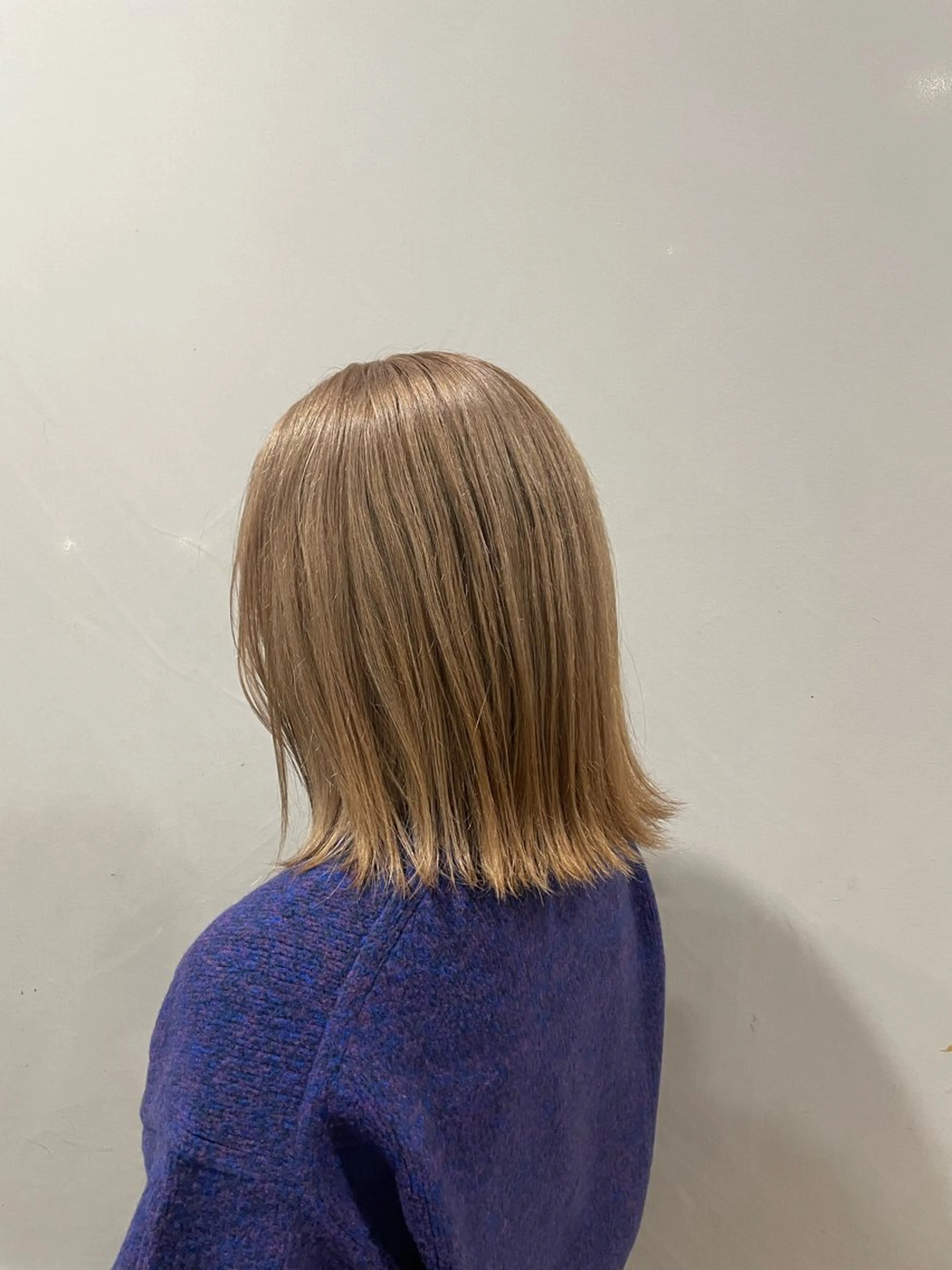 ミディアム カラー ヘアアレンジ ベージュカラー ブリーチ ダブルカラー ミルクティーベージュ ホワイトベージュ ヘアカラー トリートメント ヘアセット 🌿艶髪・透明感🌿 TATSUKIのヘアスタイル