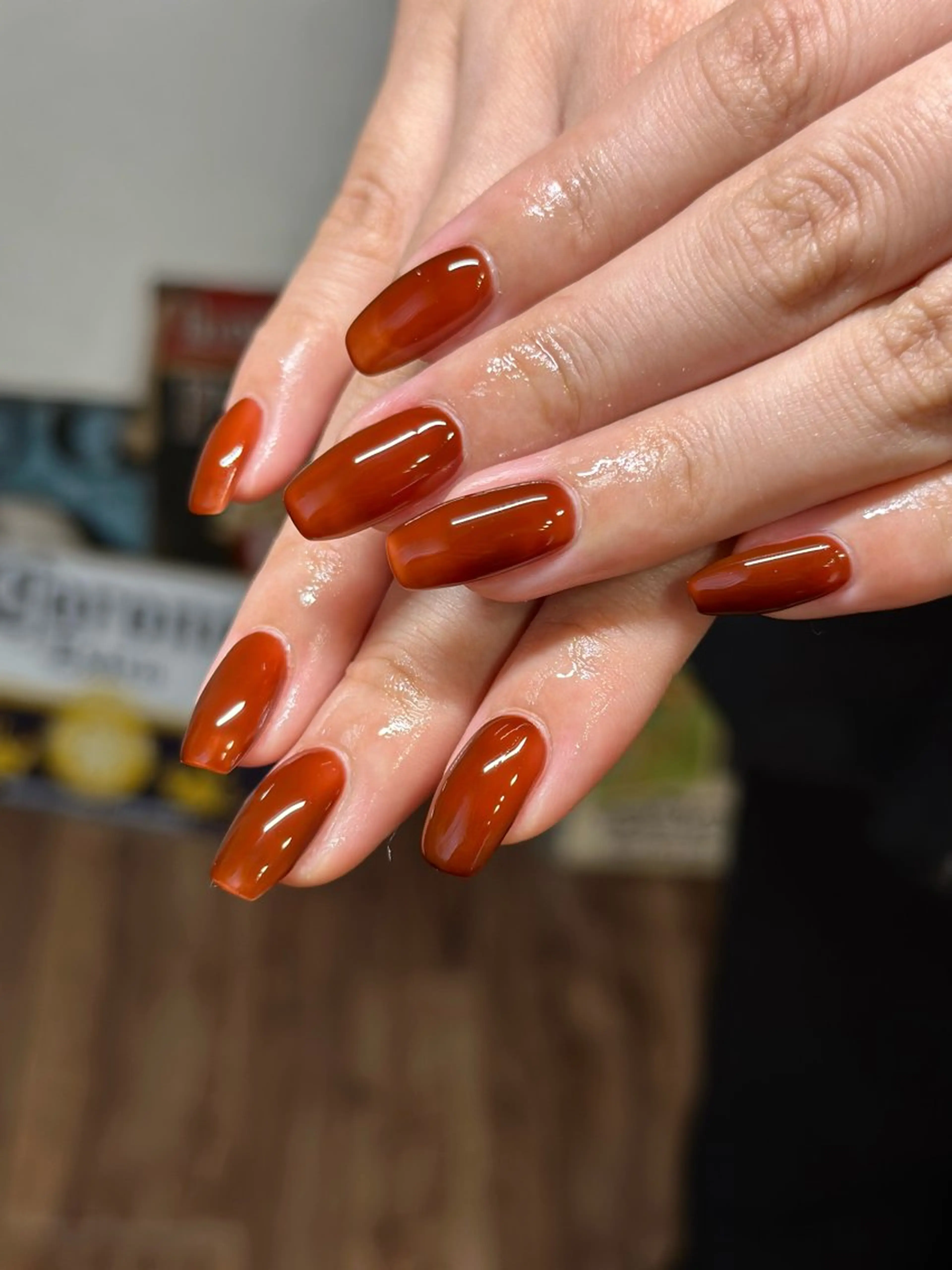 ネイル ワンカラーネイル ハンドネイル nailsalon /はるのネイルデザイン