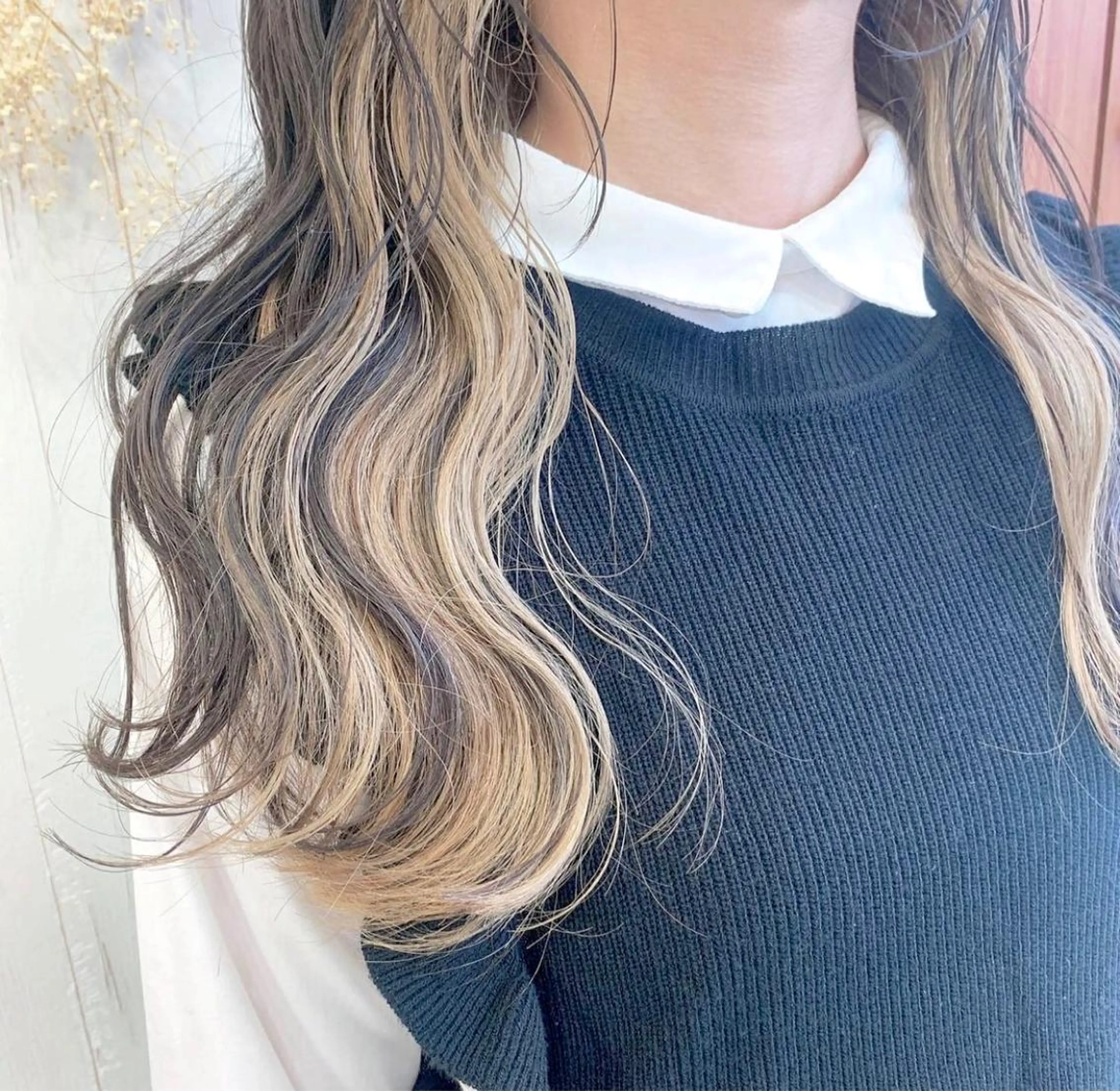 カラー ブリーチ インナーカラー ヘアカラー トリートメント 渋谷:インナーカラー ／🍒エリカ🍒のヘアスタイル