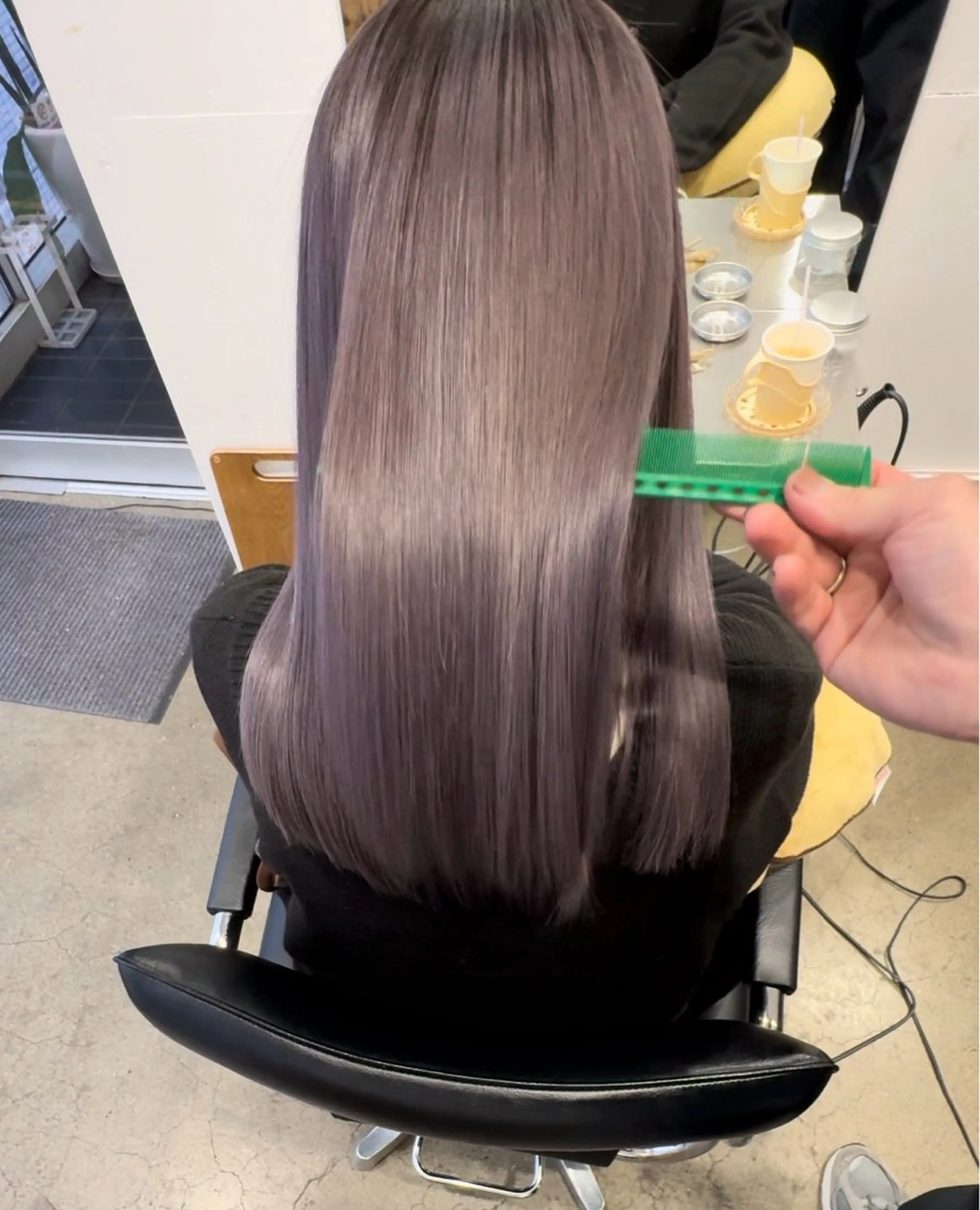 セミロング カット ヘアカラー トリートメント 圧倒的なケアブリーチ /髪質改善🩵松田のヘアスタイル