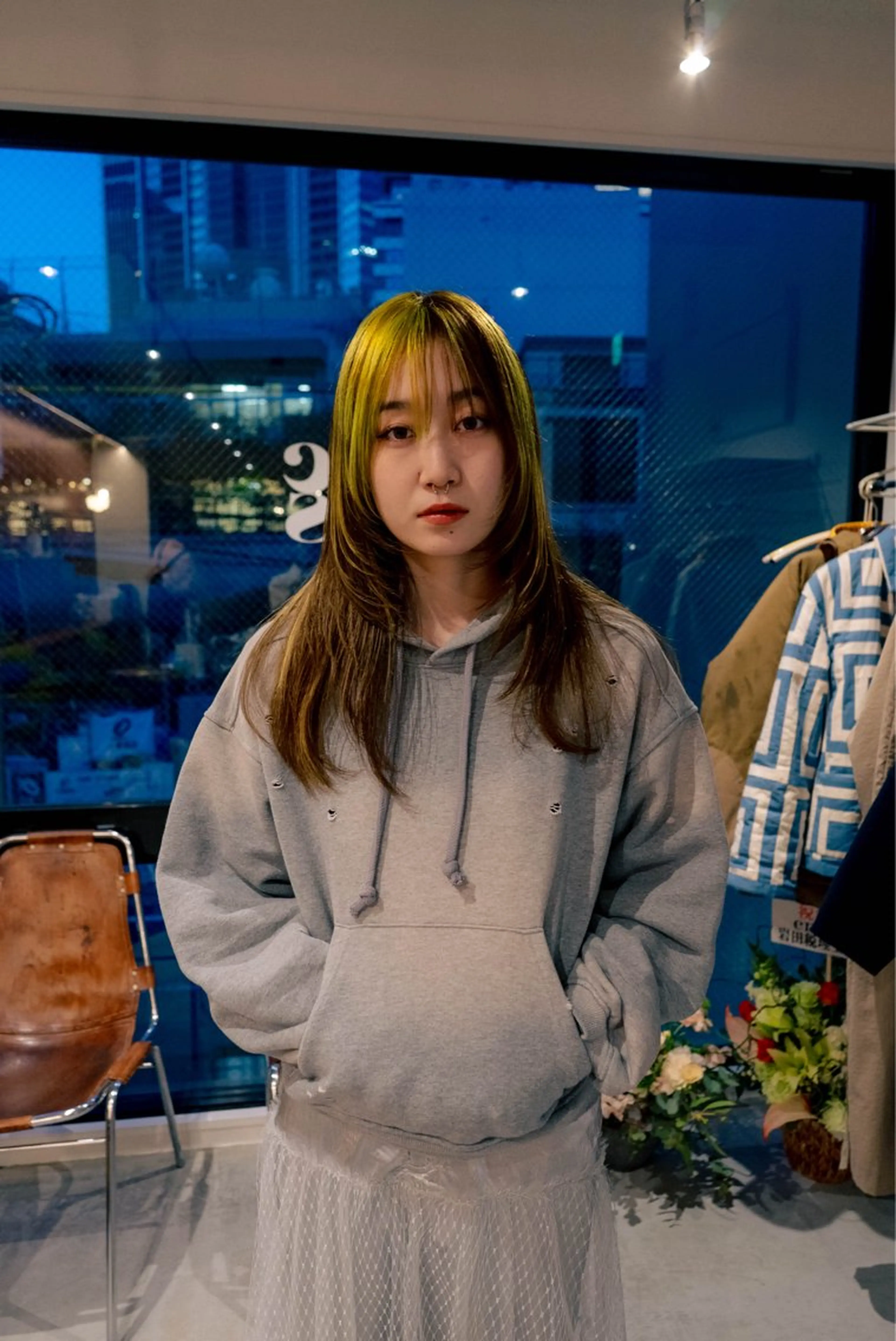 セミロング ヘアカラー STAN WOOD所属・似合わせcut 🔥yutakaのヘアスタイル