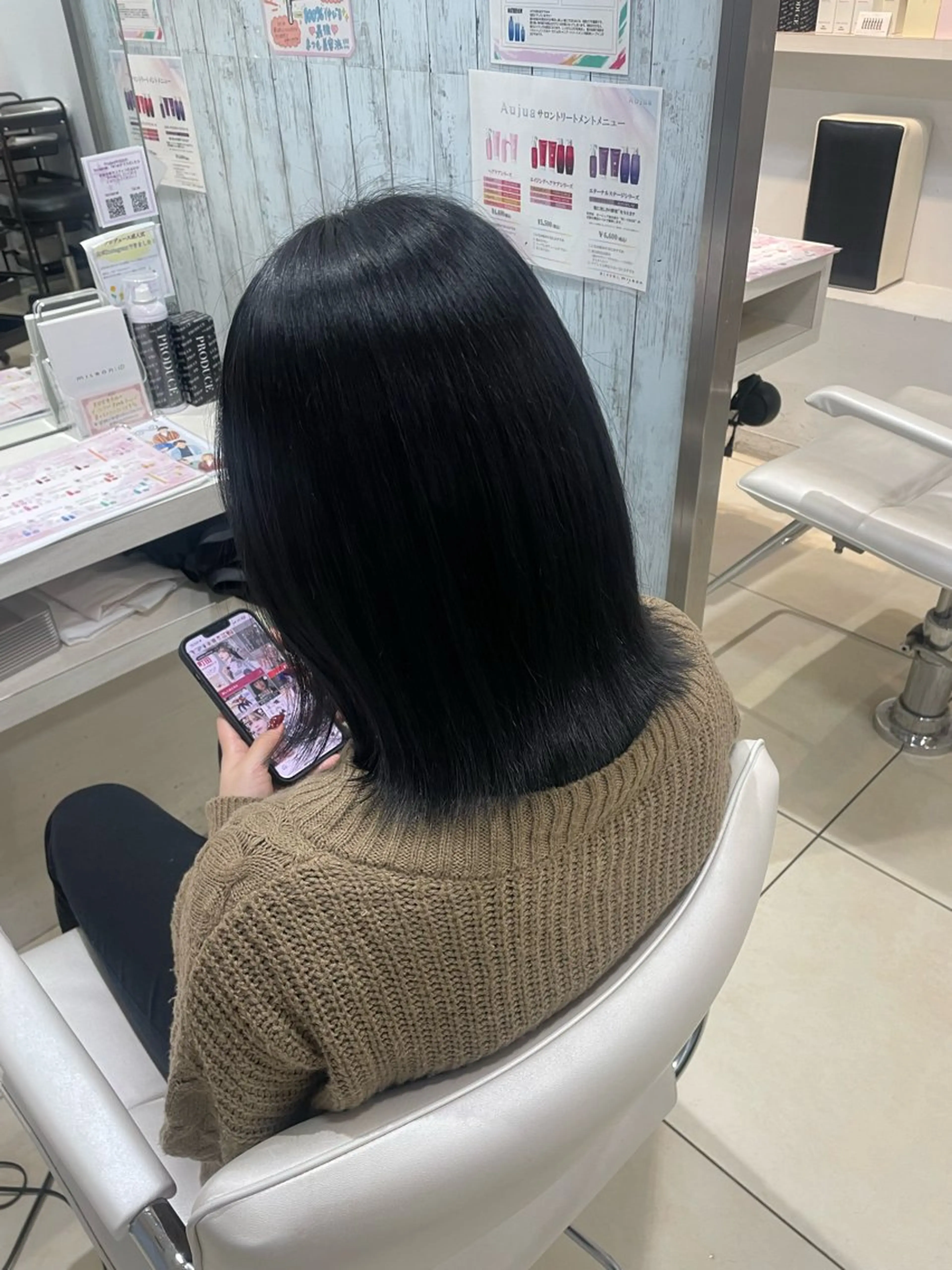 ミディアム カラー 🌸髪質改善カラー MEI🌸のヘアスタイル