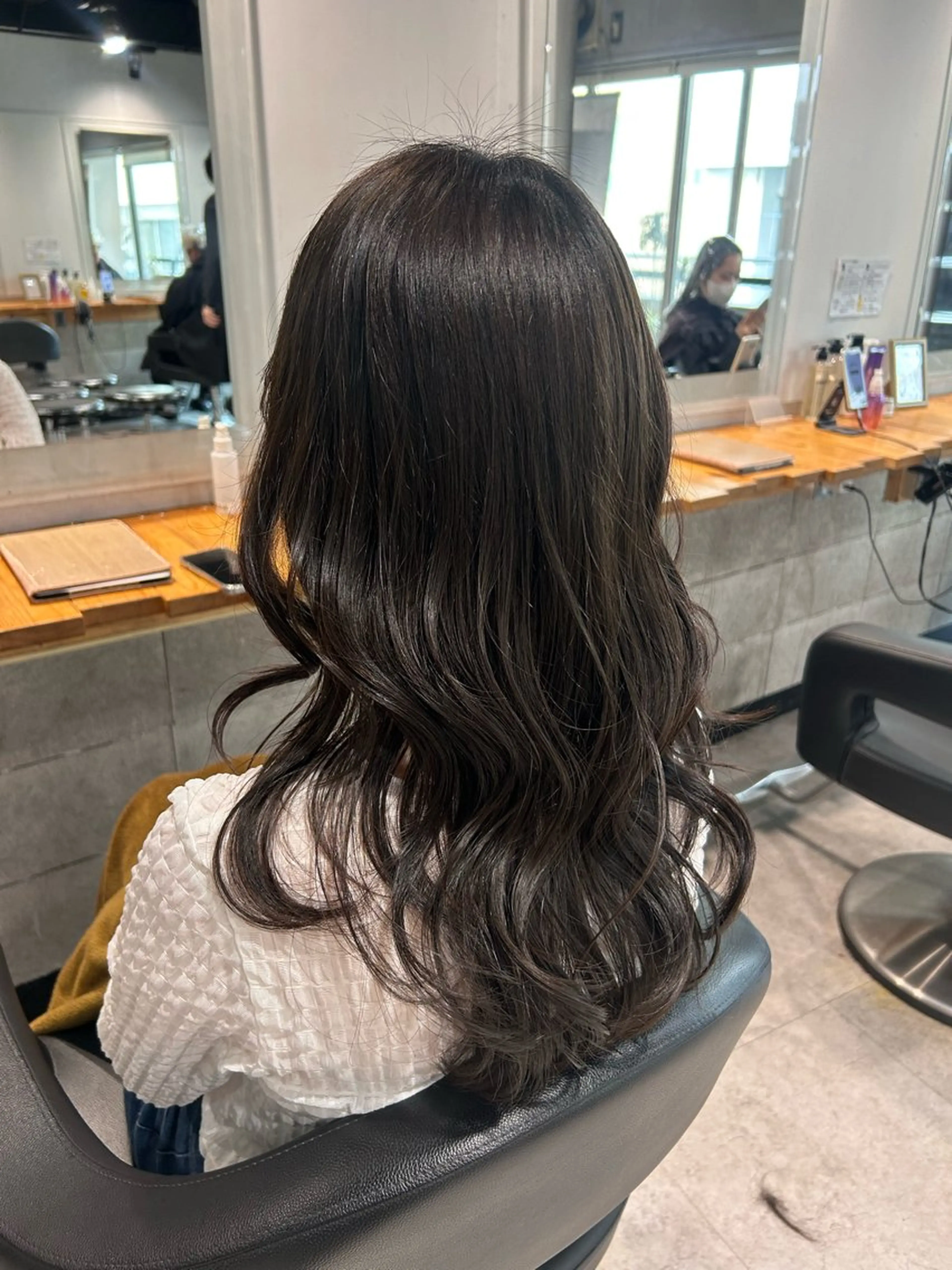 ロング カット ヘアカラー ヘッドスパ 韓国Style♡ Nanami🇰🇷のヘアスタイル