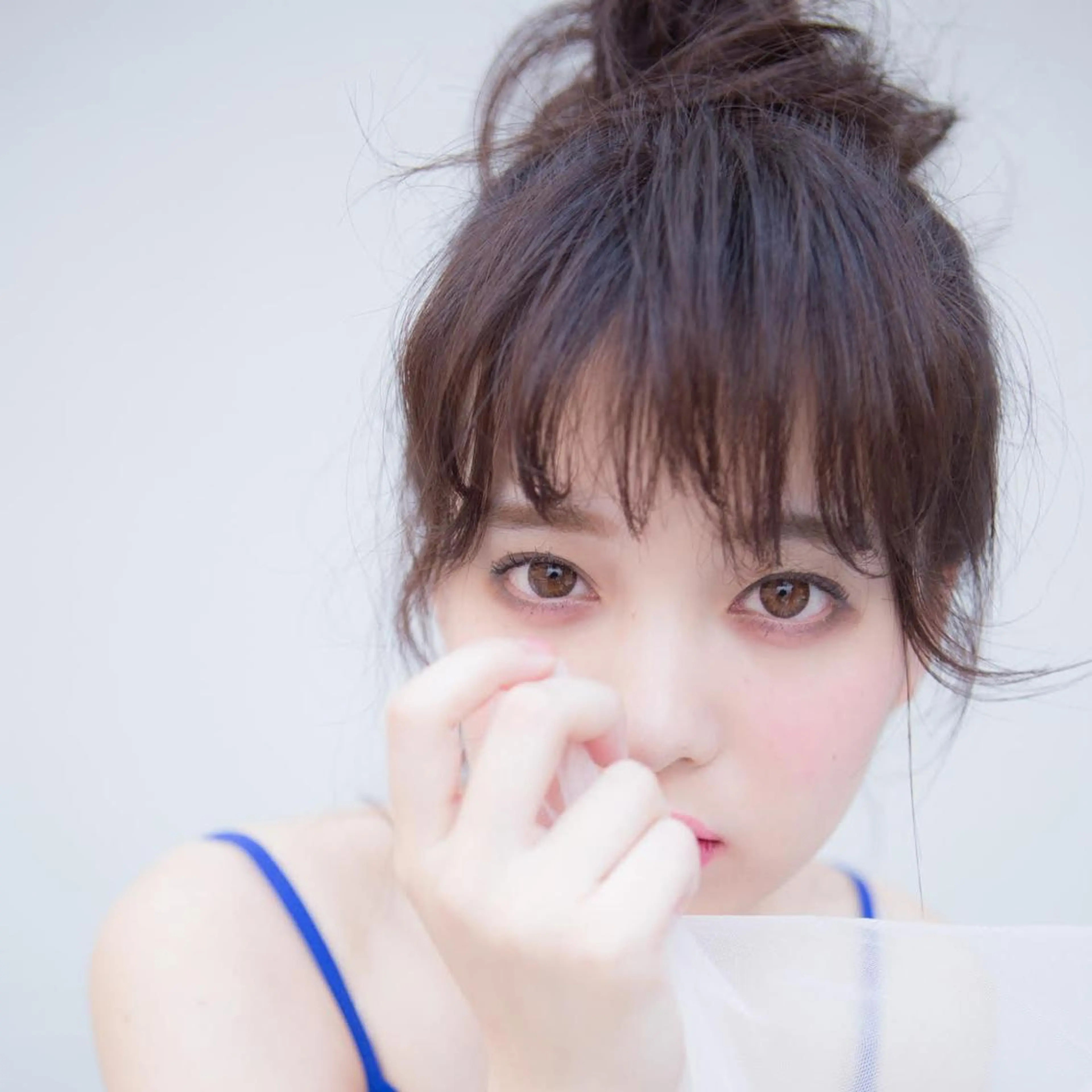 セミロング ヘアアレンジ 田中 優のヘアスタイル