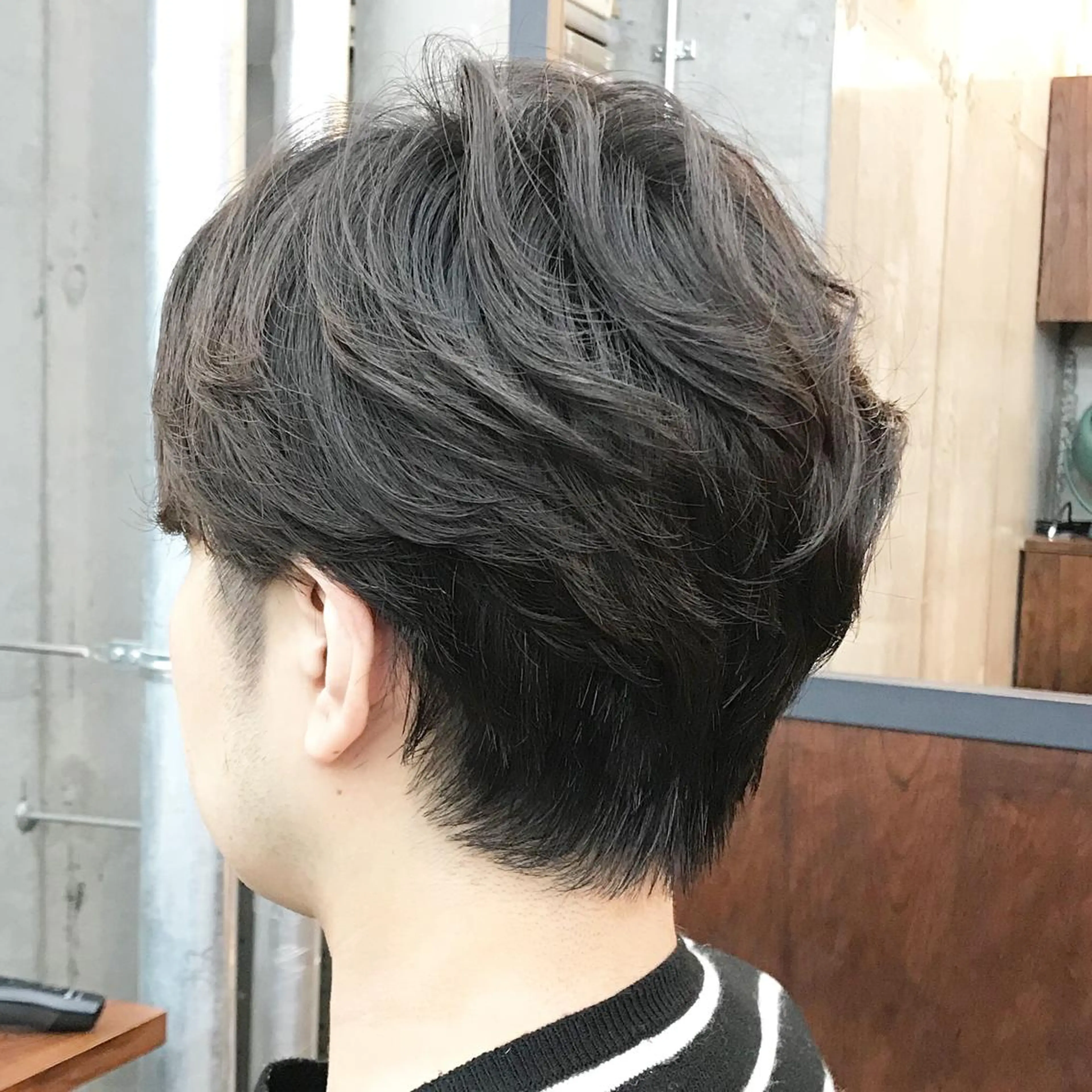 ショート パーマ メンズ メンズパーマ ハンサムショート ショートヘア カット パーマ ✂︎ウルフ・ショート ✂︎MIKUNIのヘアスタイル