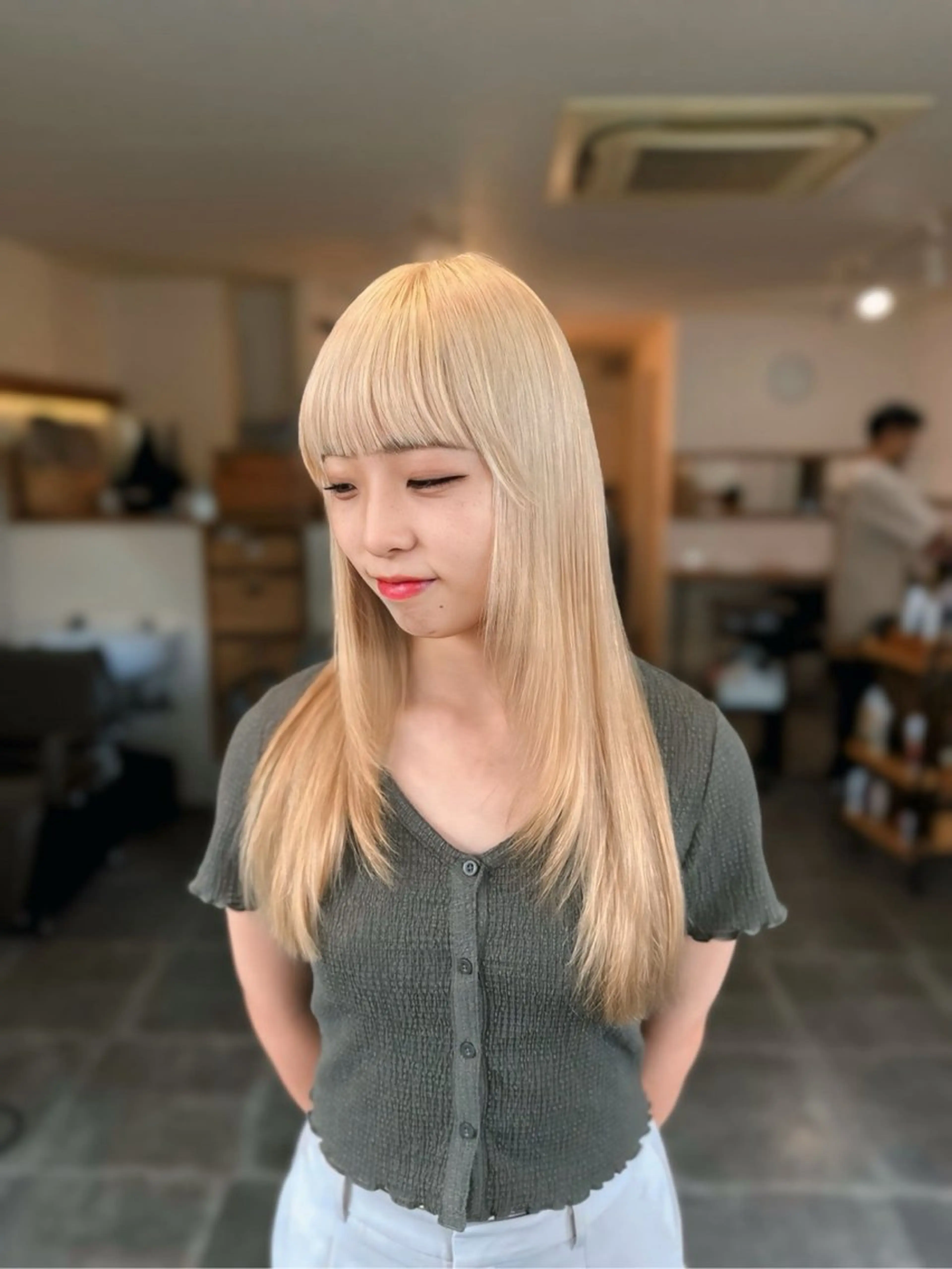 ブリーチリタッチ+カラーの写真
