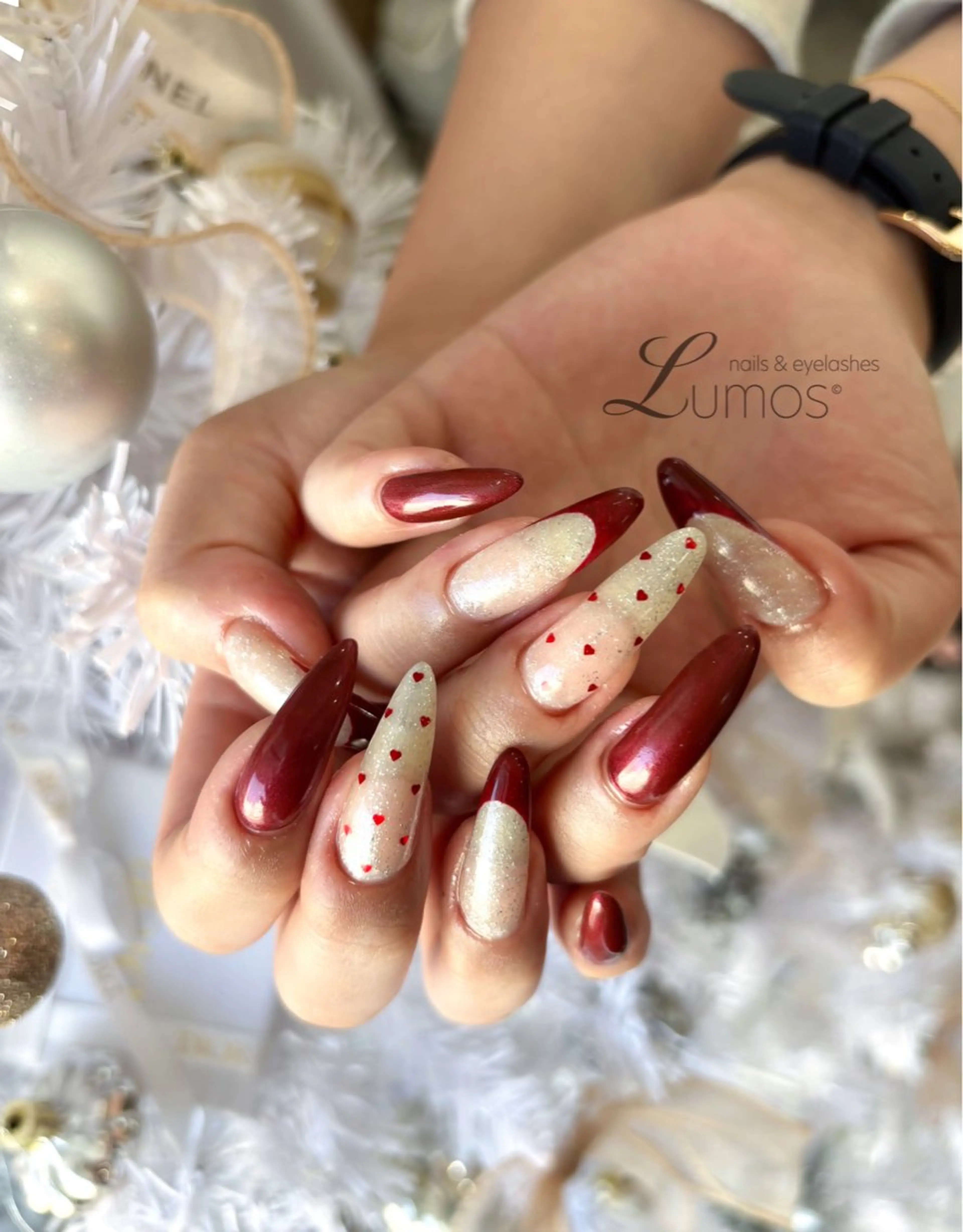 ネイル ロングネイル Lumos  nails&eyelashes 桜川所属・Lumos Rikaのネイルデザイン