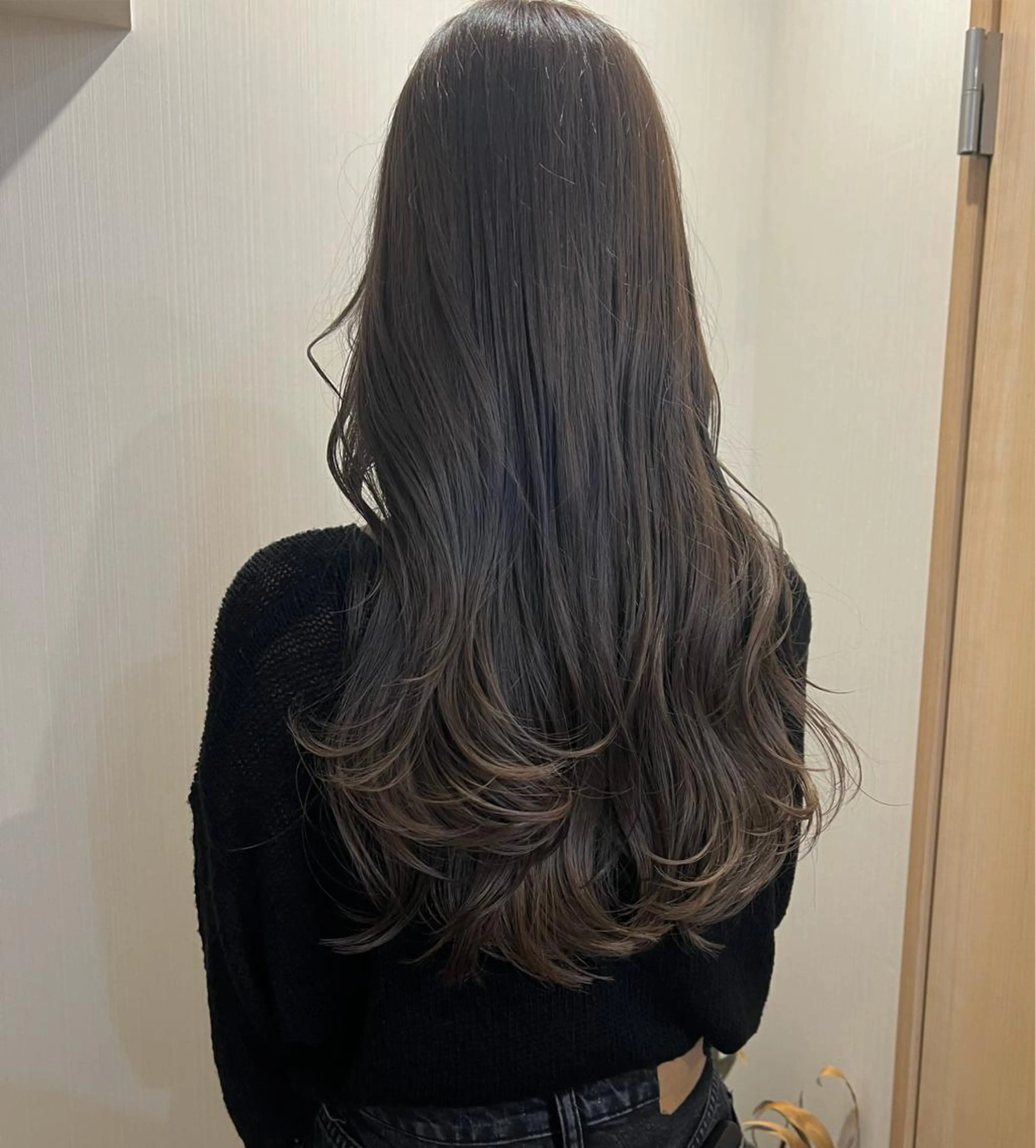 ロング カラー カット ヘアカラー トリートメント トレンドと似合わせ/ マンツーマン/西上楓のヘアスタイル