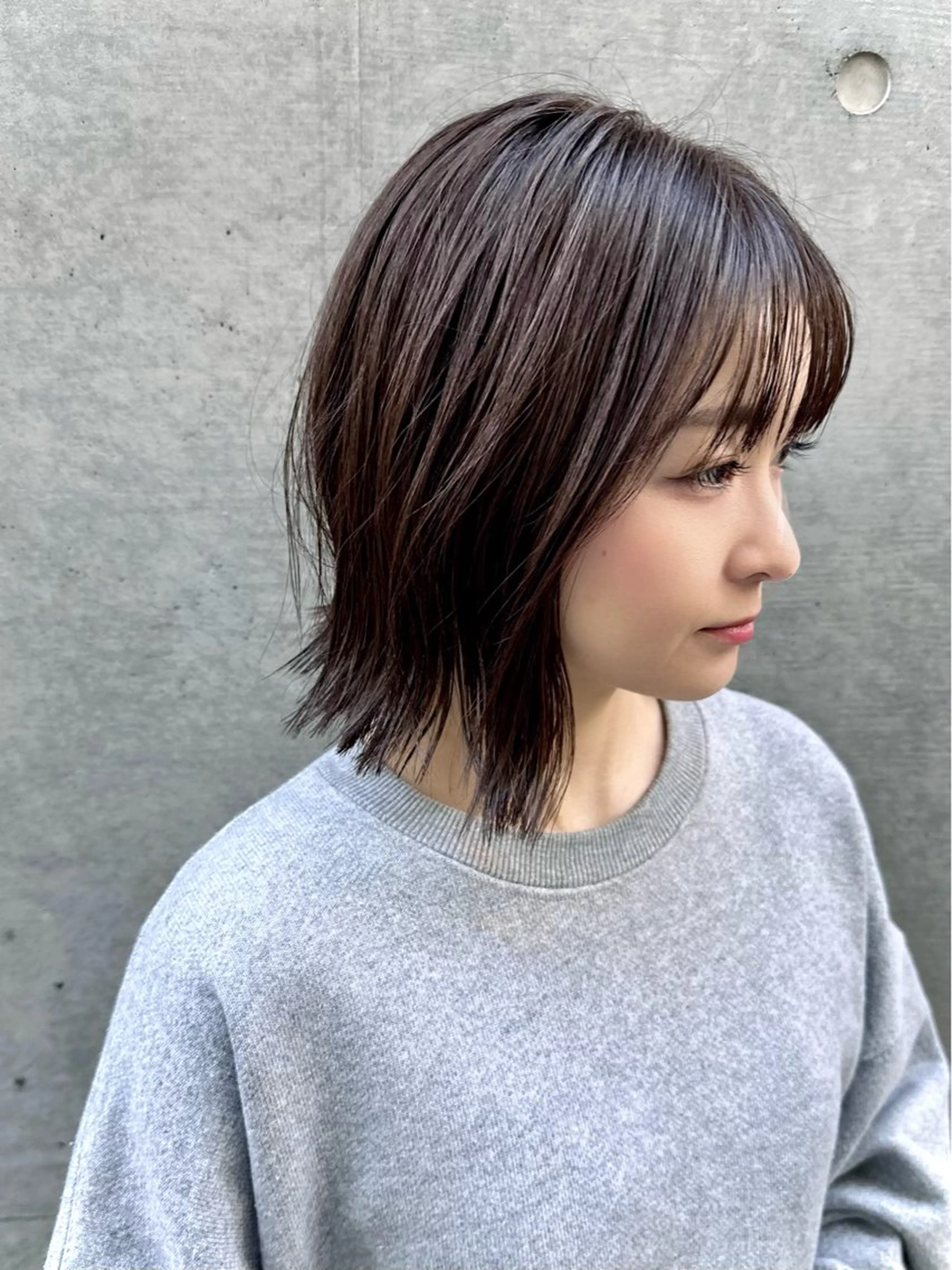 ショート カット ヘアカラー トリートメント ヘッドスパ ボブ/透明感カラー/ 髪質改善/佐々木駿弥のヘアスタイル