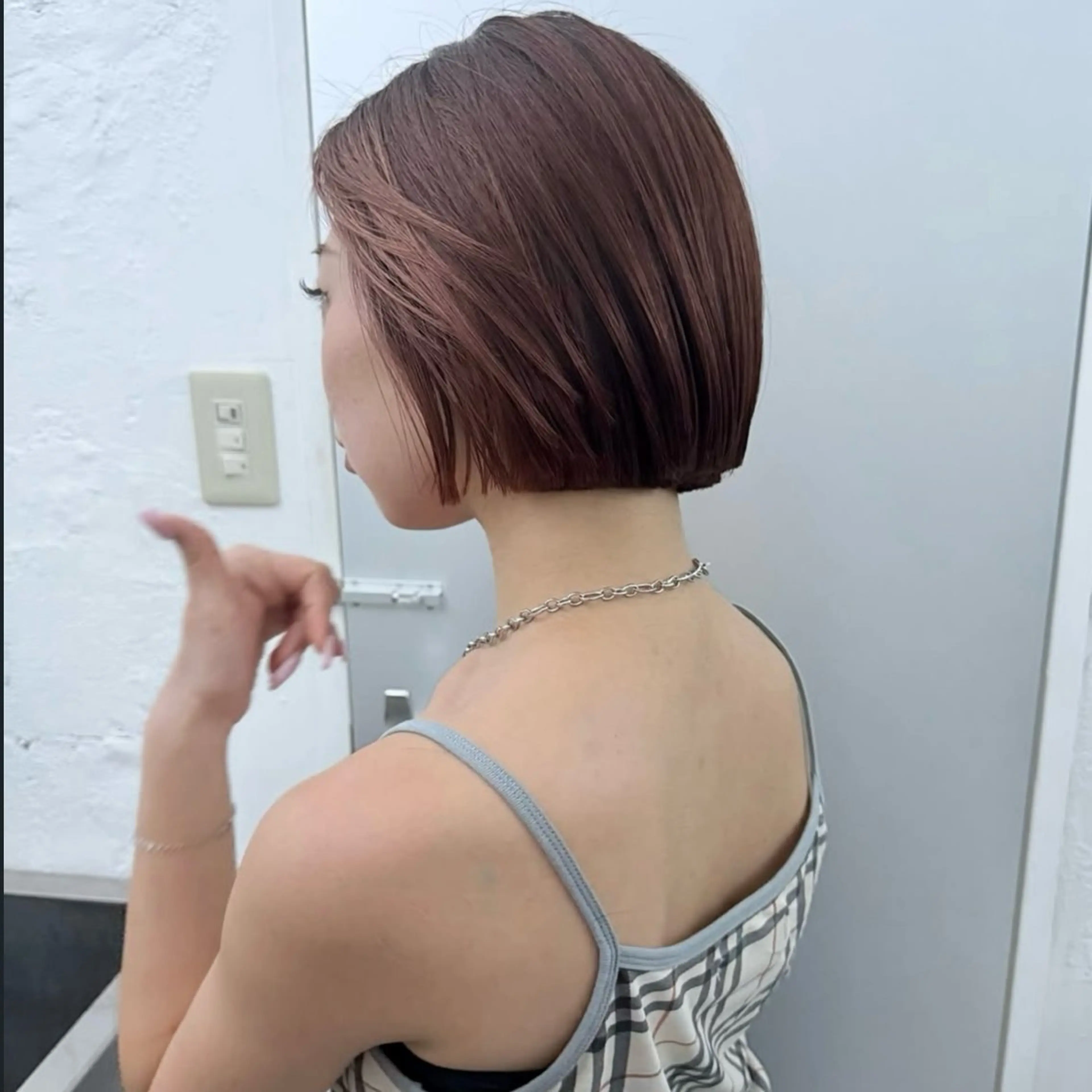 ショート ユメナ ̖́-のヘアスタイル