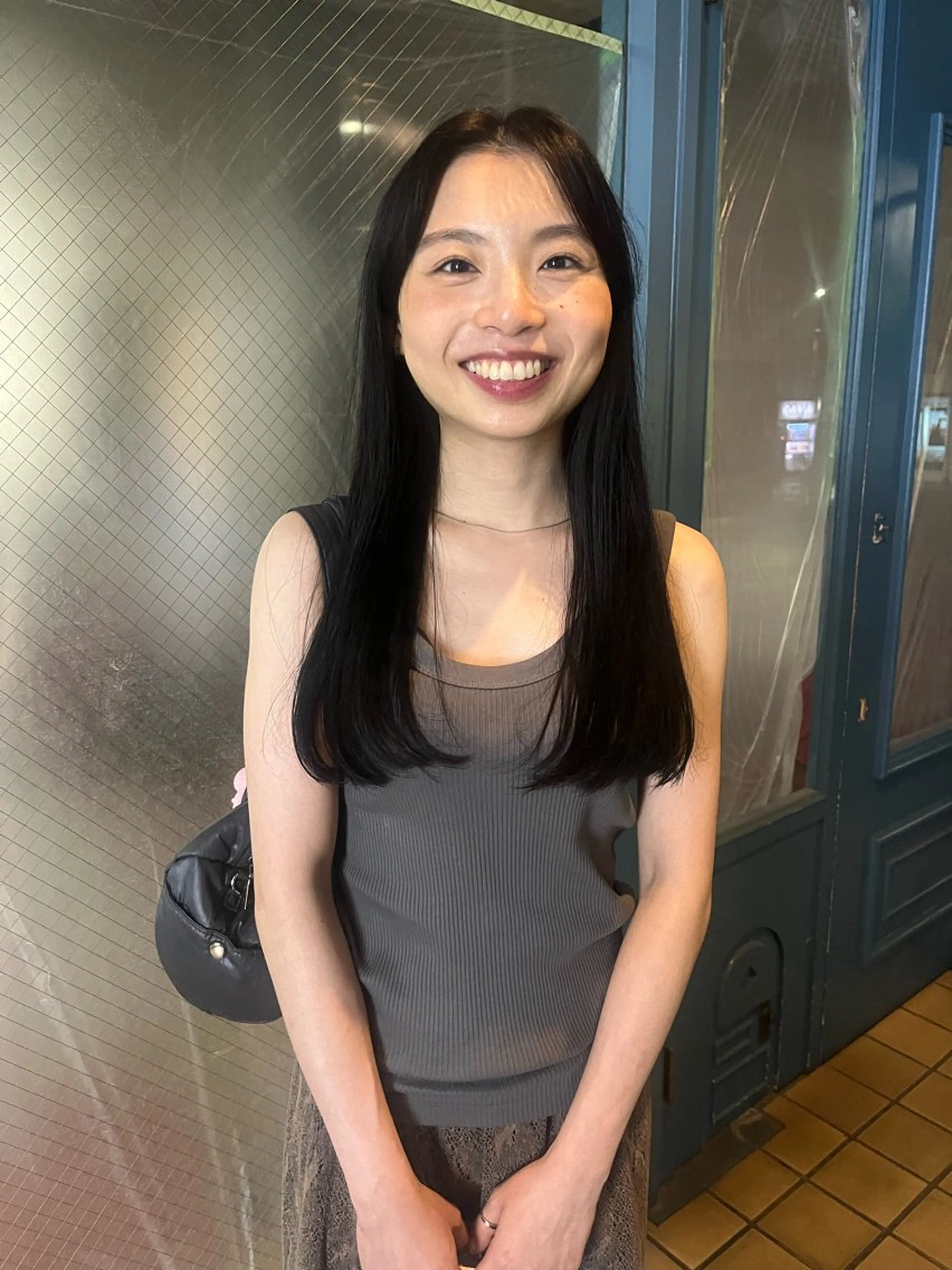 ロング ヘアカラー 加藤 瑠彩のヘアスタイル