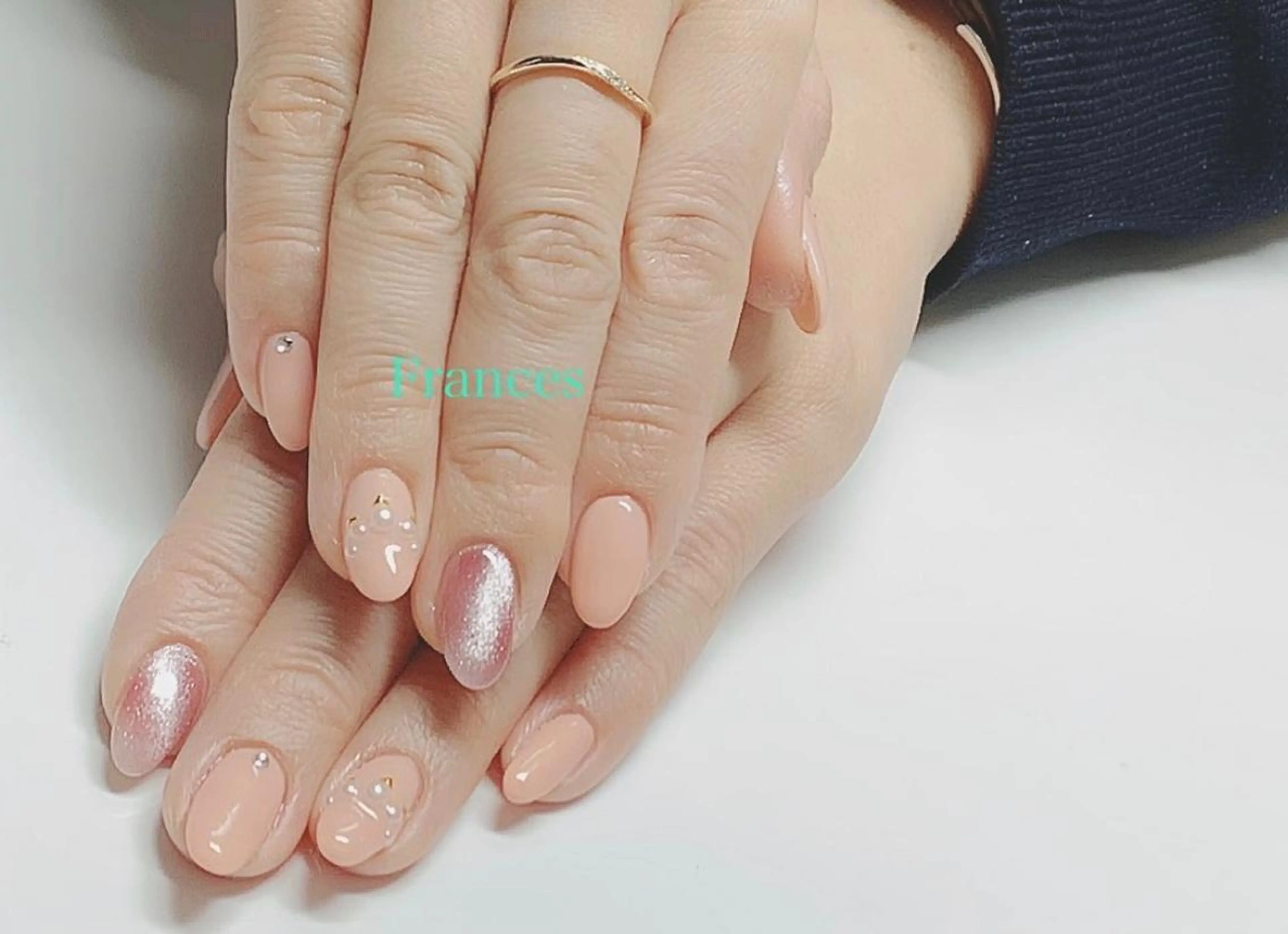ネイル マグネットネイル ハンドネイル Frances 今村のネイルデザイン