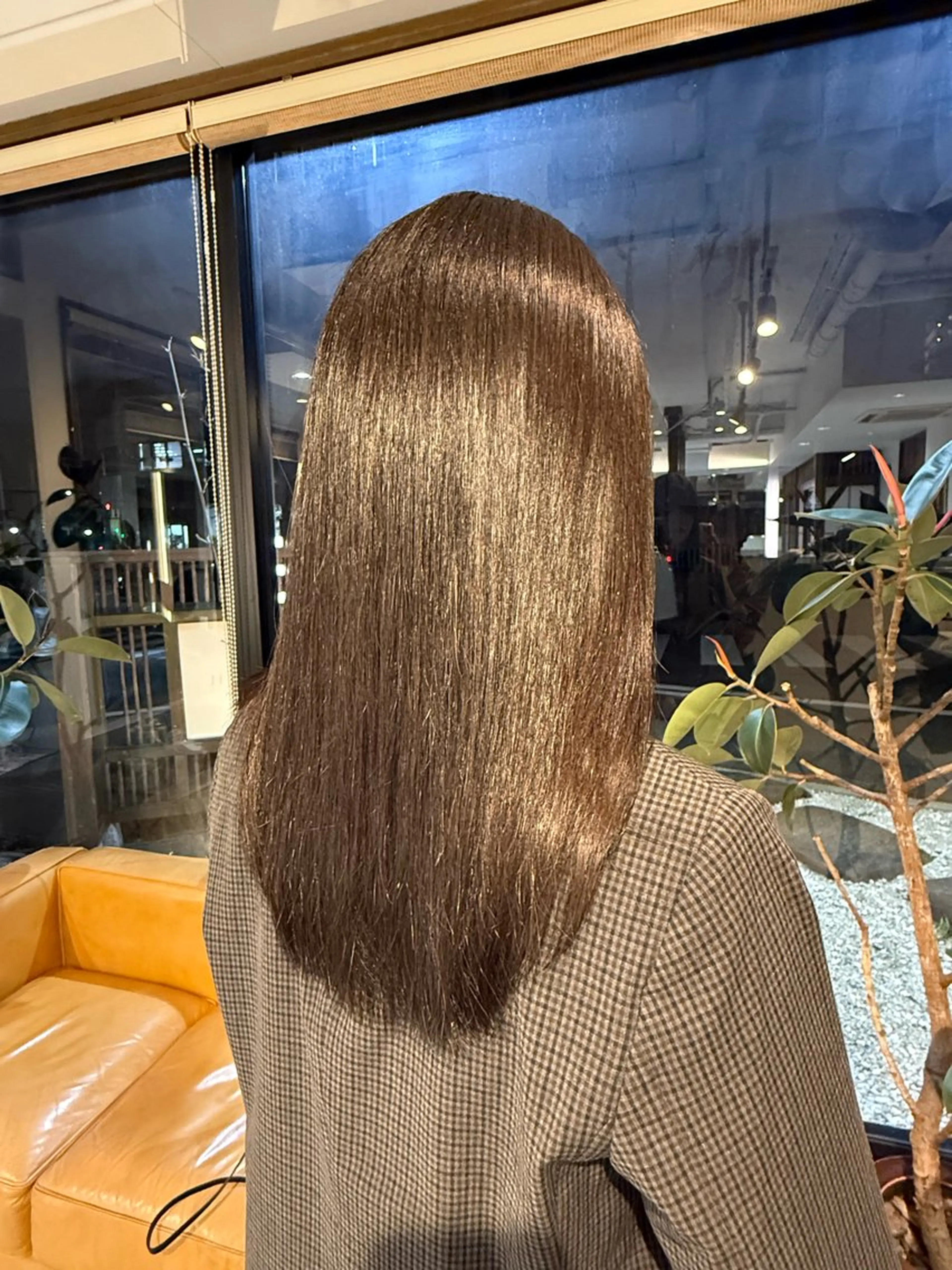 ミディアム 髪質改善 縮毛矯正 トリートメント VanCouncil 千種所属・大竹 穂香のヘアスタイル