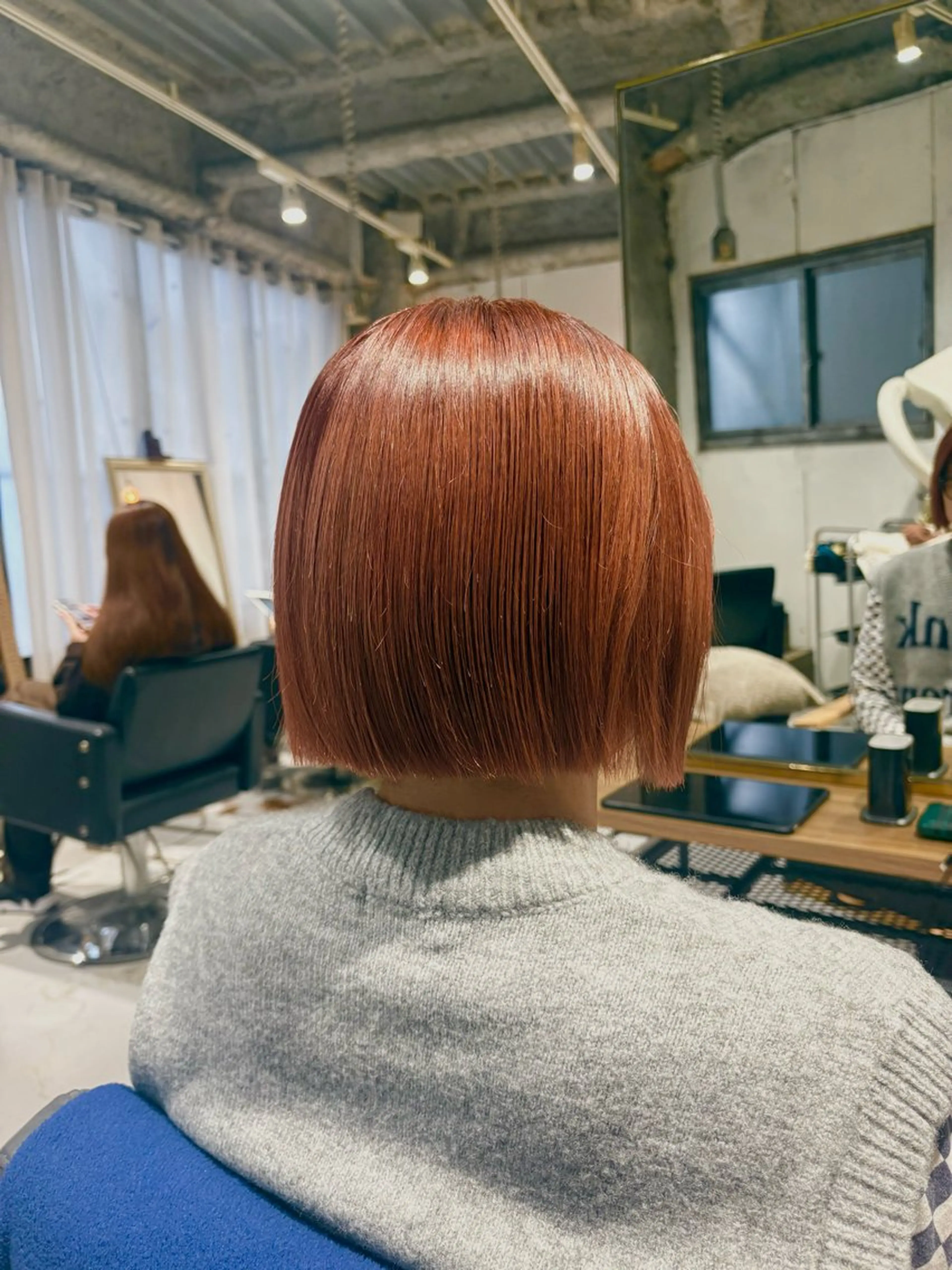 ショート カラー ブラウンカラー レッドカラー レッドブラウン カット ヘアカラー inc新小岩 🌱MANAMIのヘアスタイル