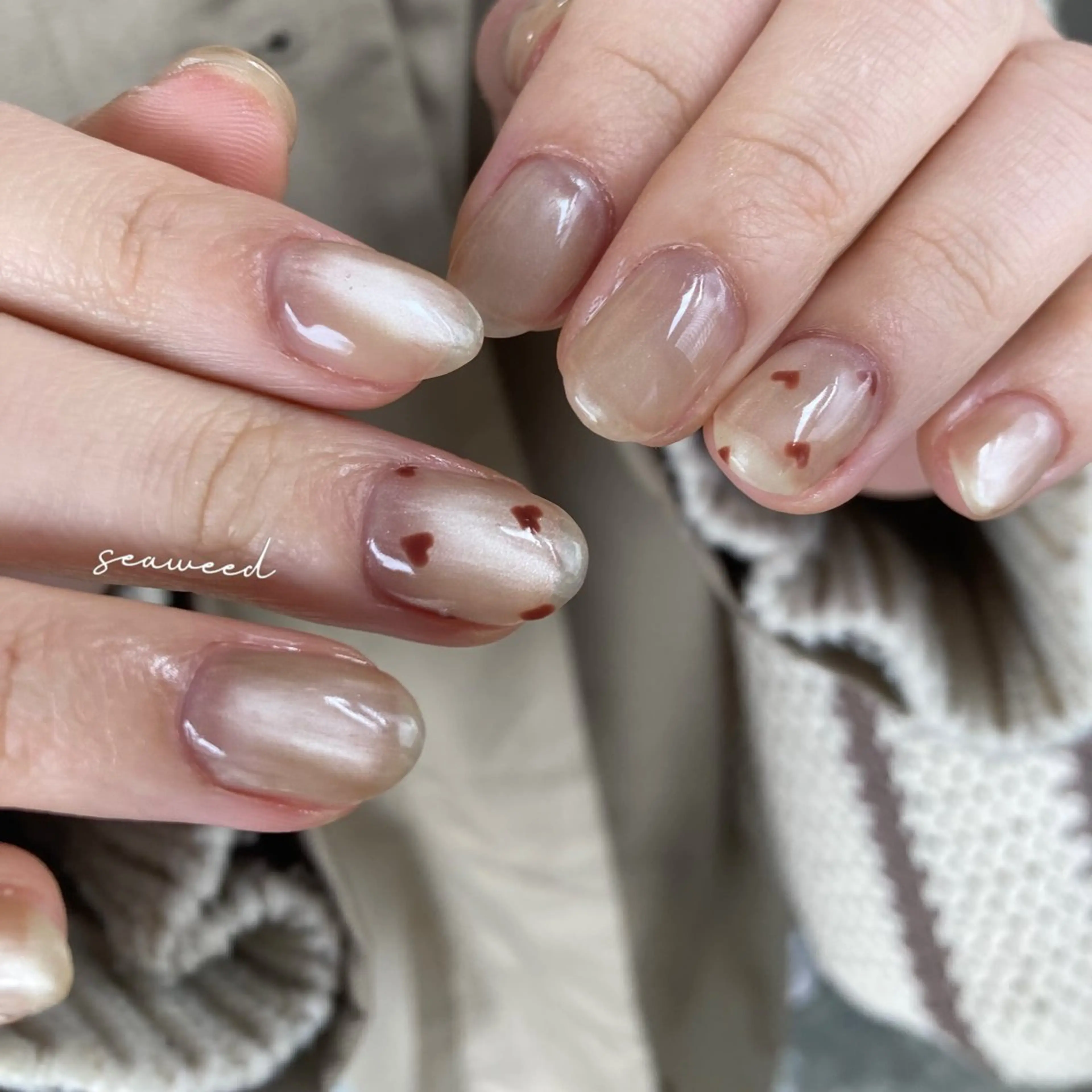 ネイル ハンドネイル seaweed nailのネイルデザイン
