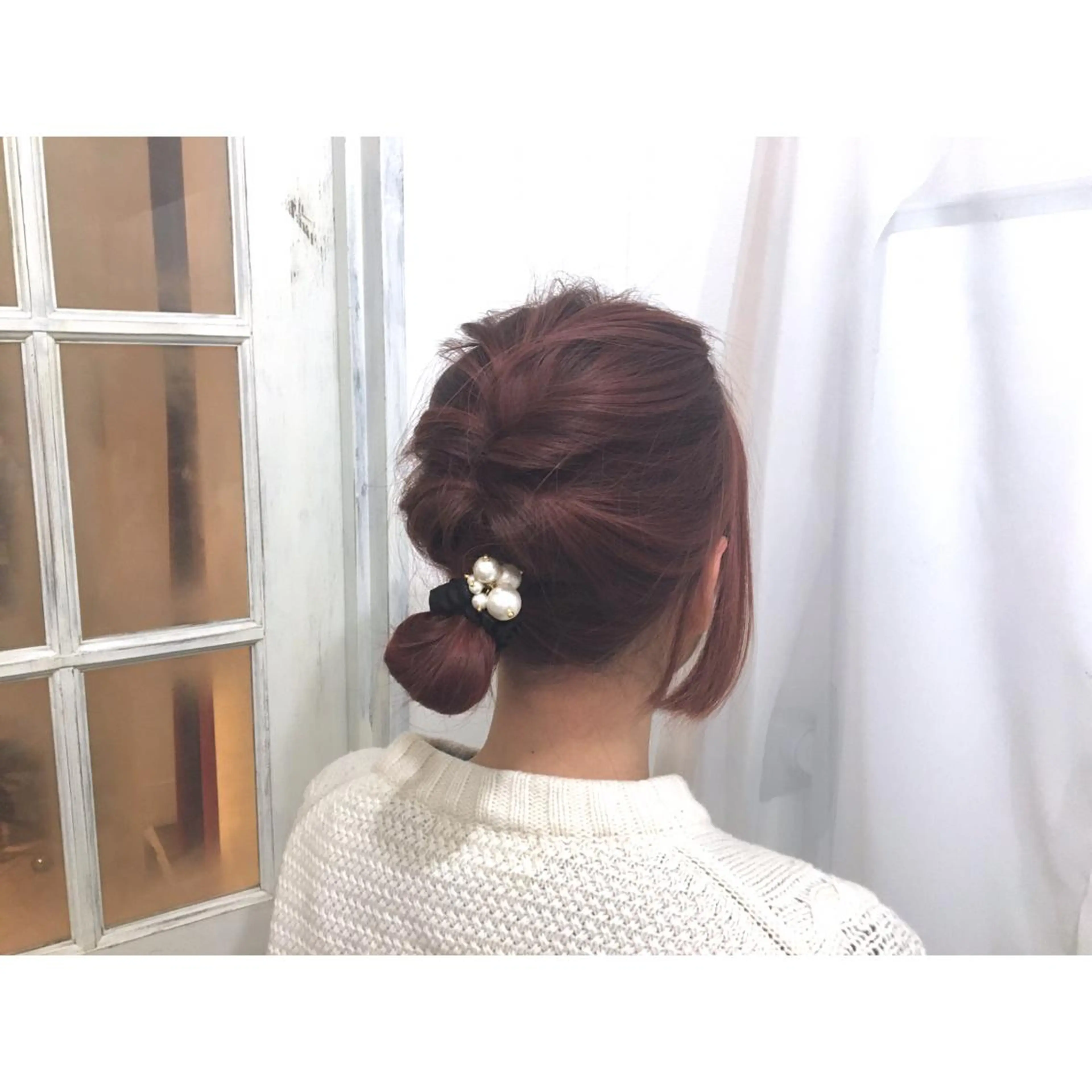 ミディアム カラー パーマ ヘアアレンジ メンズ キッズ ネイル マツエク・マツパ ブラウンカラー ピンクカラー ピンクブラウン カラーマツエク ブラウン seen所属・境 健助のヘアスタイル