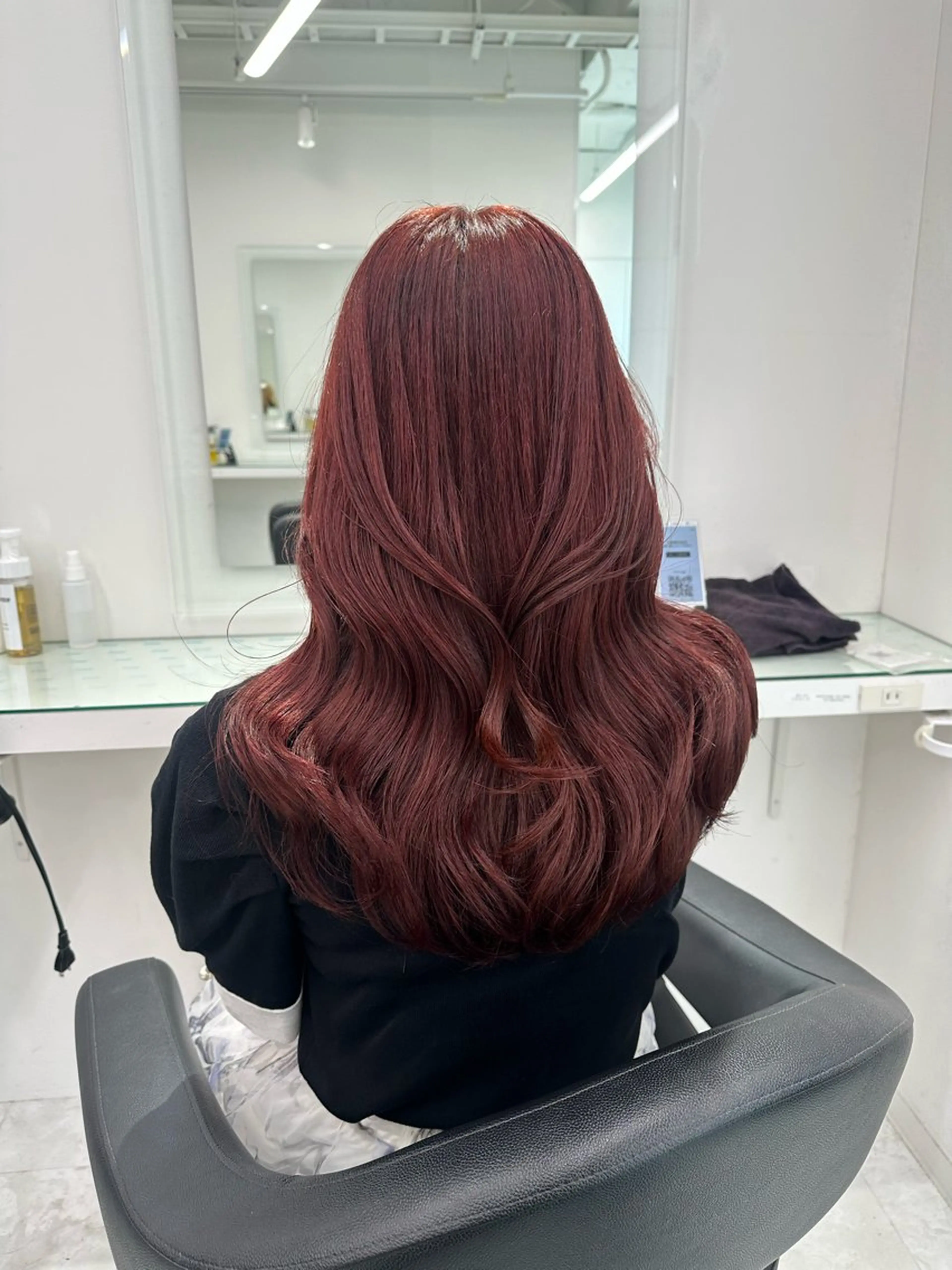 ロング カラー ヘアカラー トリートメント トレンド暖色ヘア🍒 miu🍒のヘアスタイル